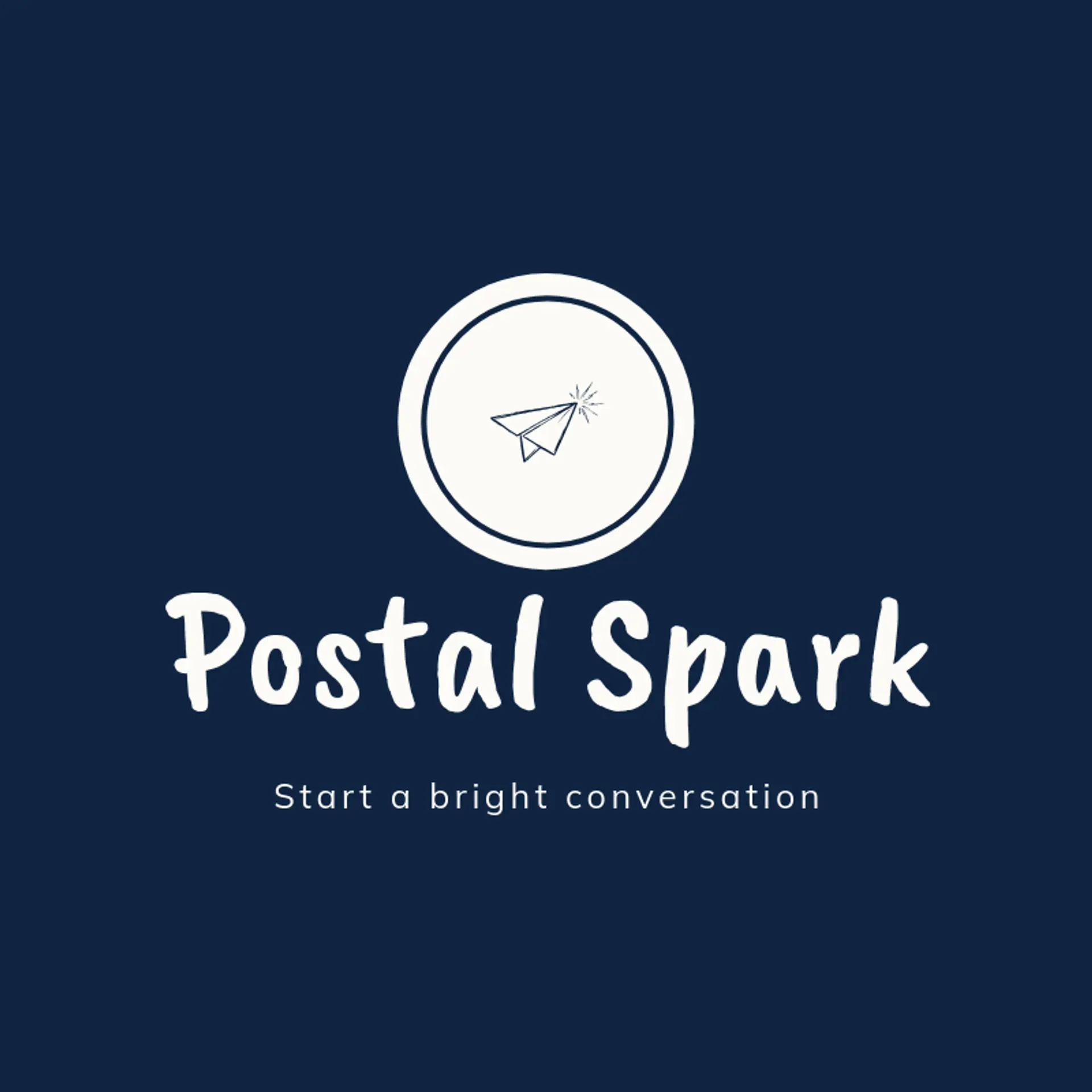 Postal Spark logo for email