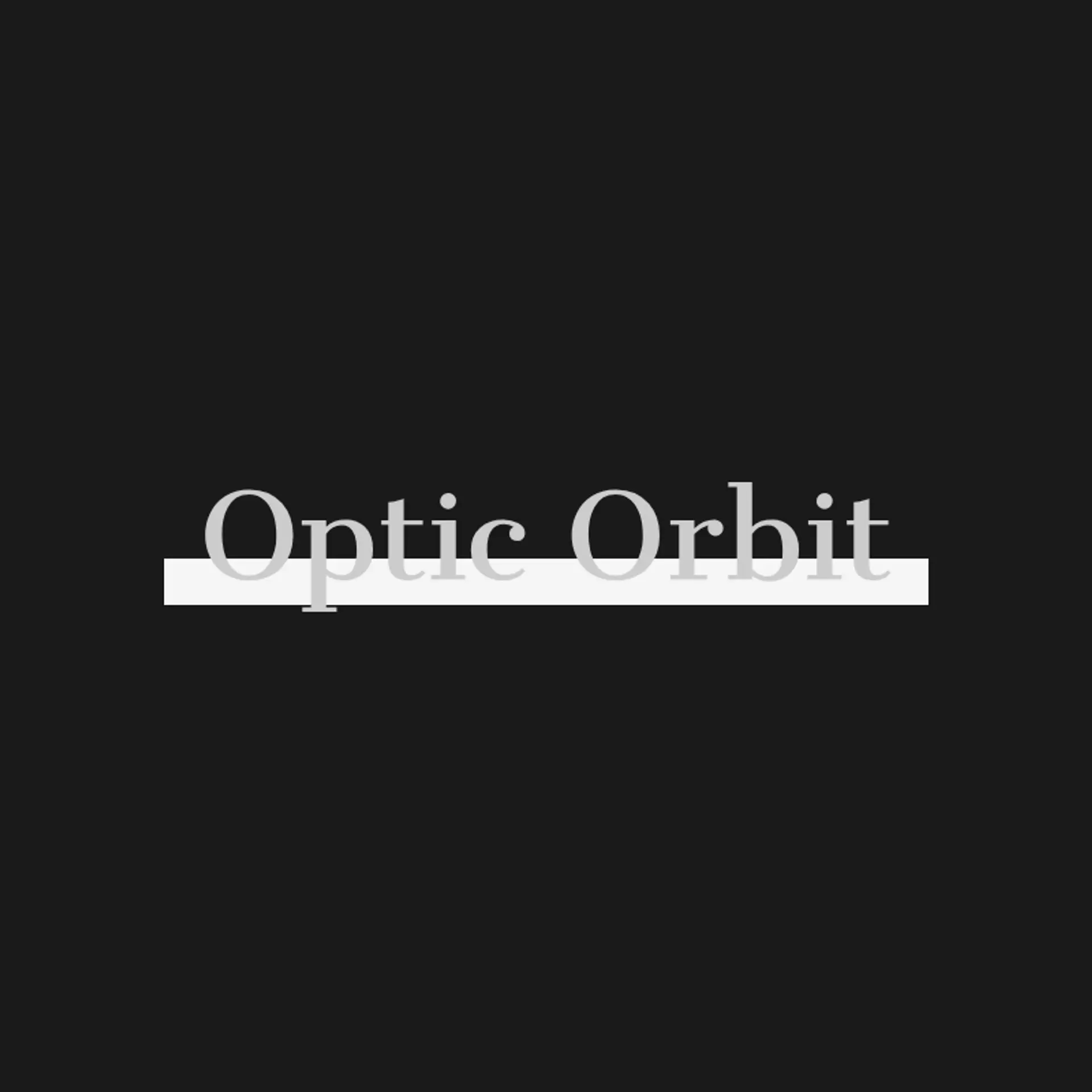 Optic Orbit logo for cool photography