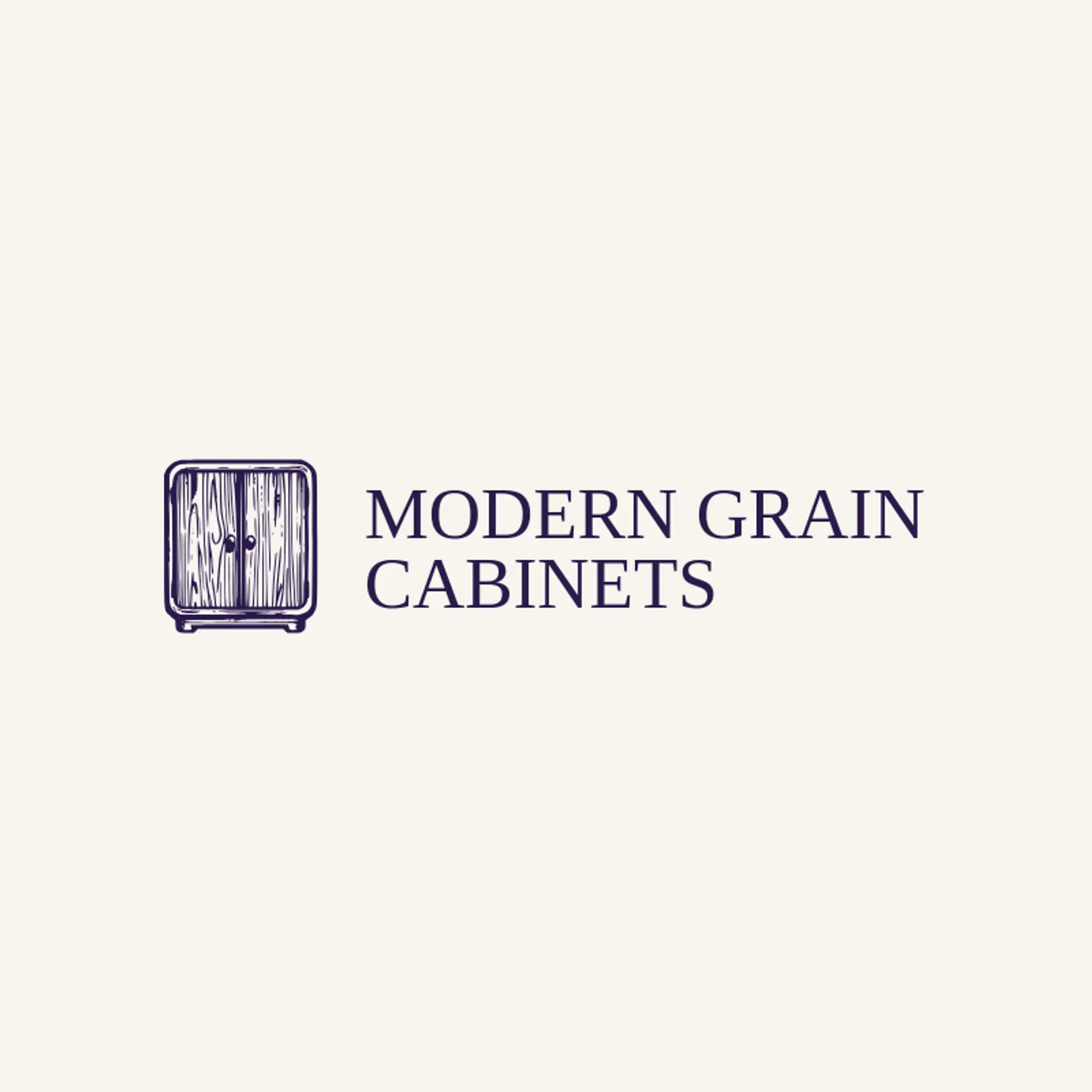 Modern Grain Cabinets logo for cabinet