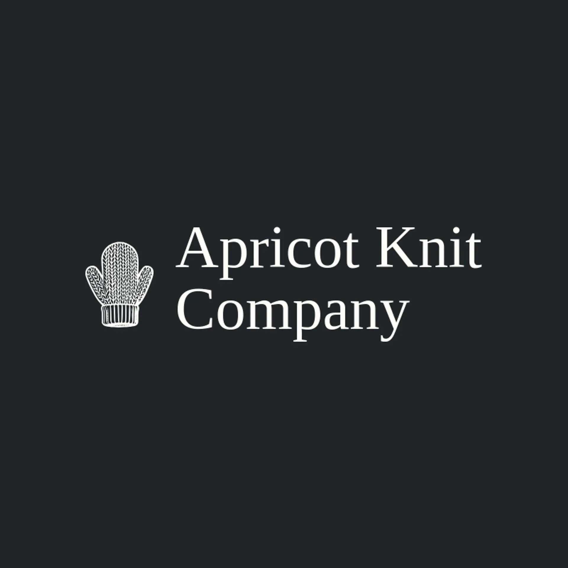 Apricot Knit Company logo for handmade