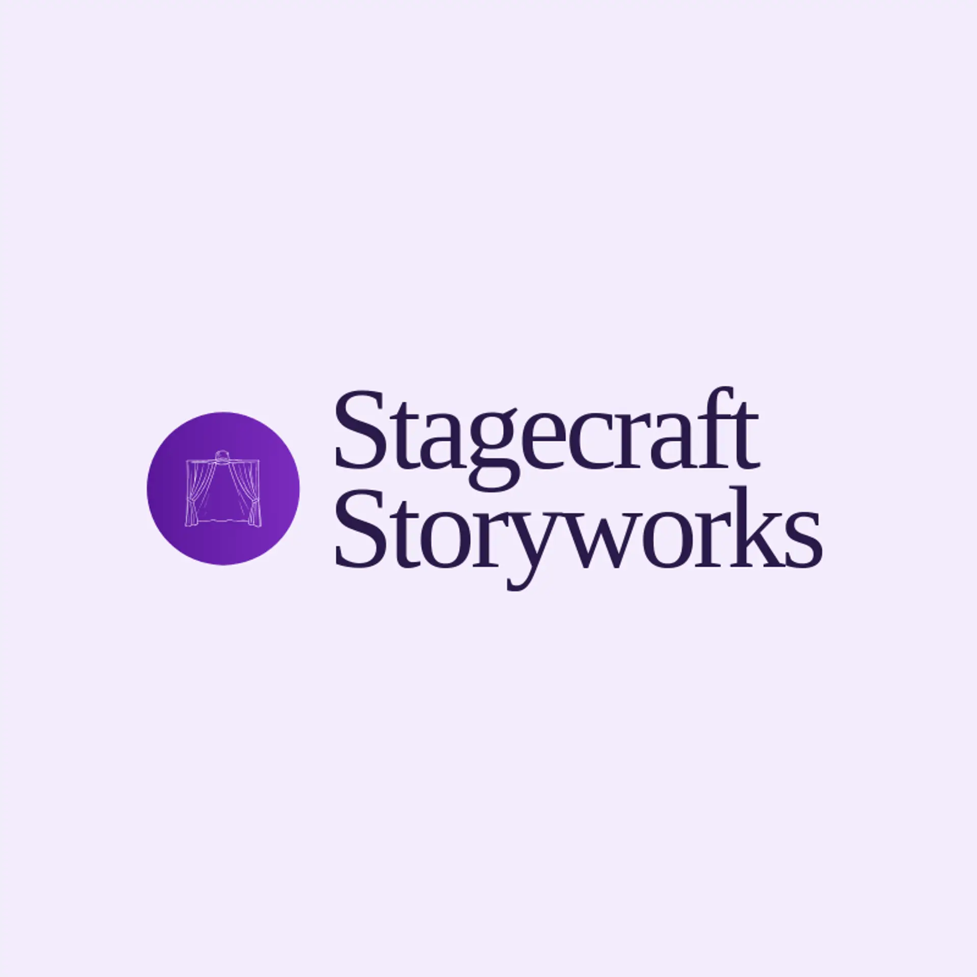 Stagecraft Storyworks logo for media company
