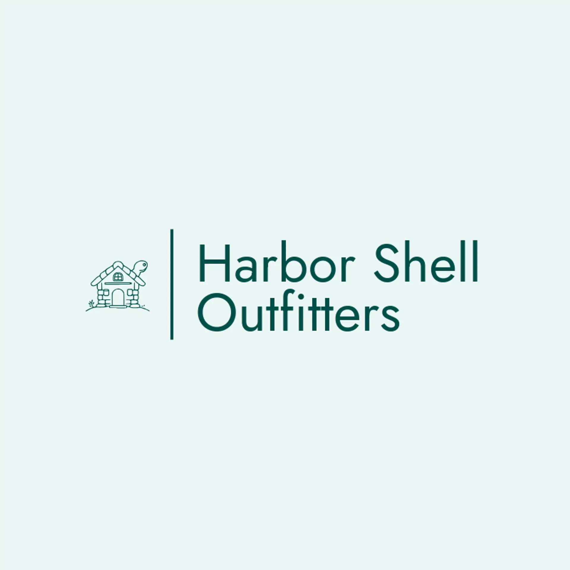 Harbor Shell Outfitters logo for turtle