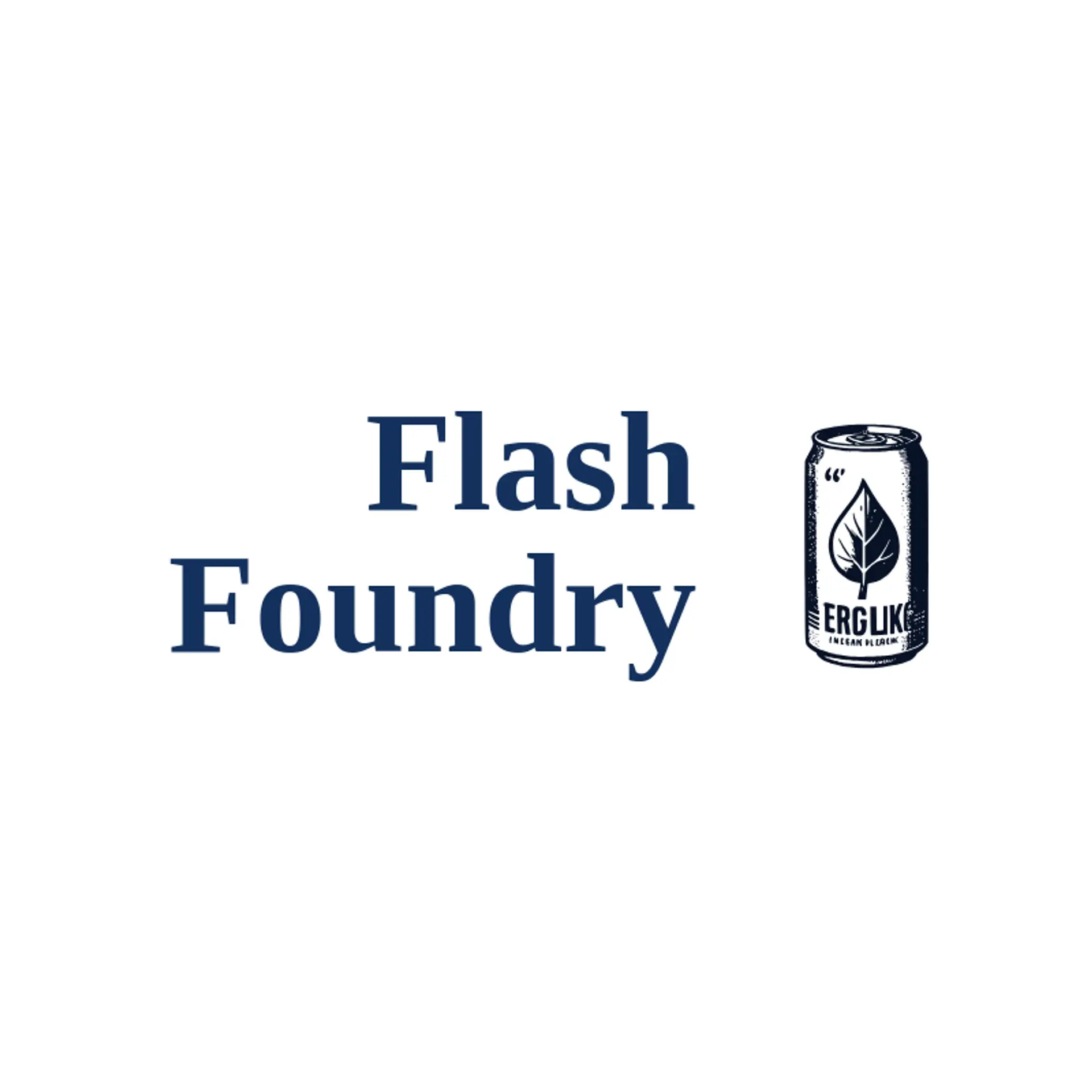 Flash Foundry logo for energy drink