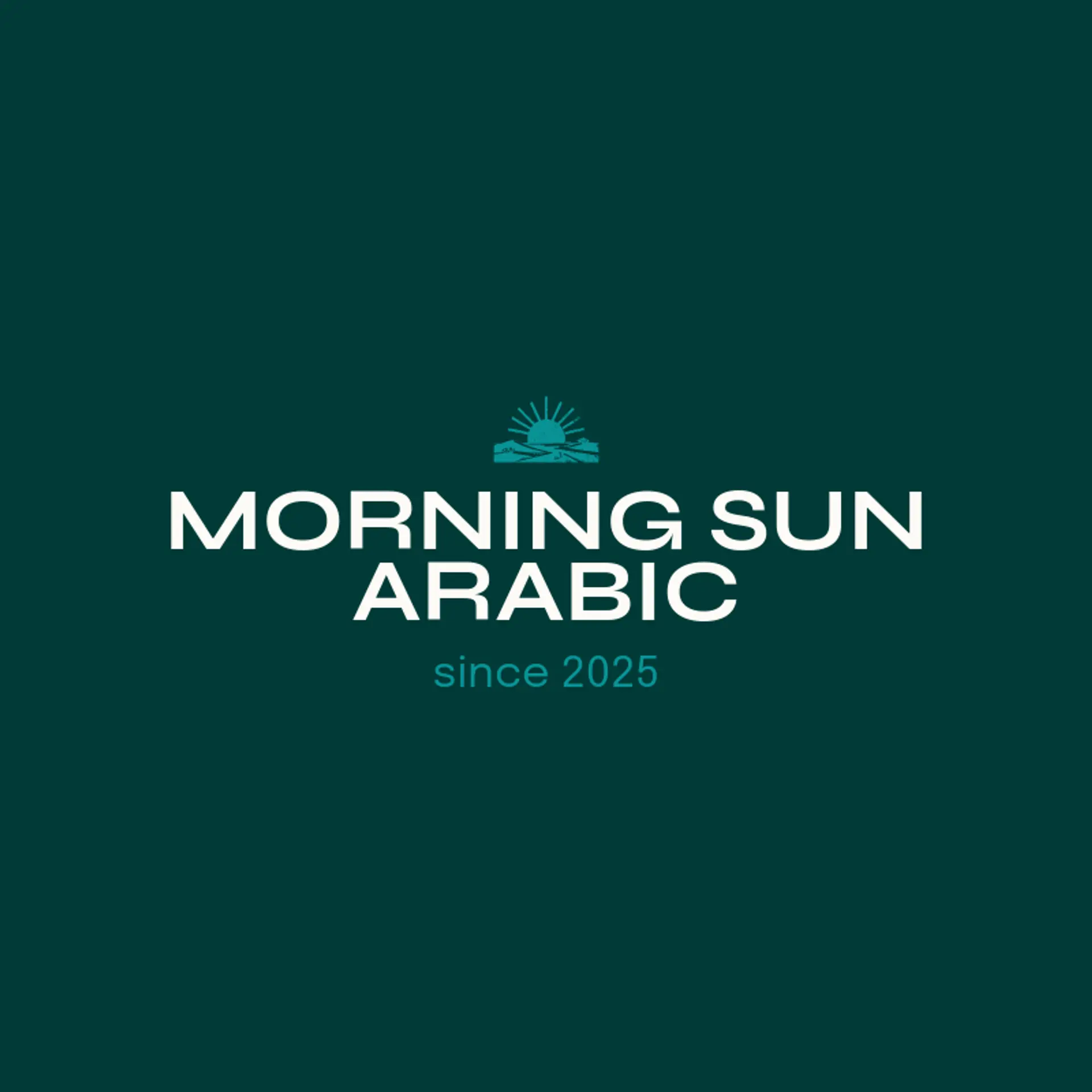 Morning Sun Arabic logo for arabic