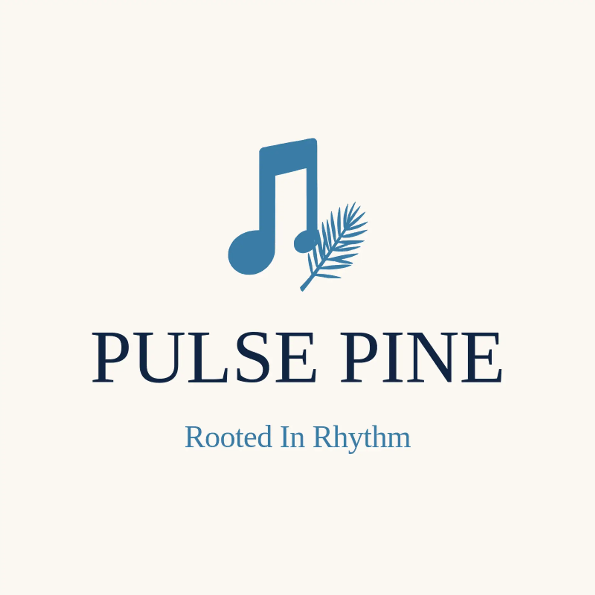 Pulse Pine logo for music note