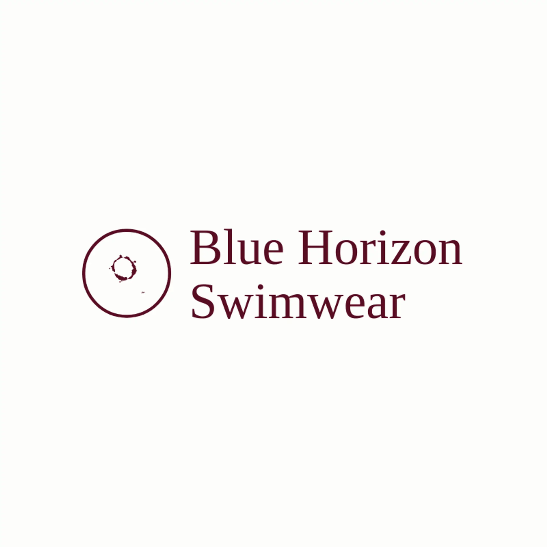 Blue Horizon Swimwear logo for splash