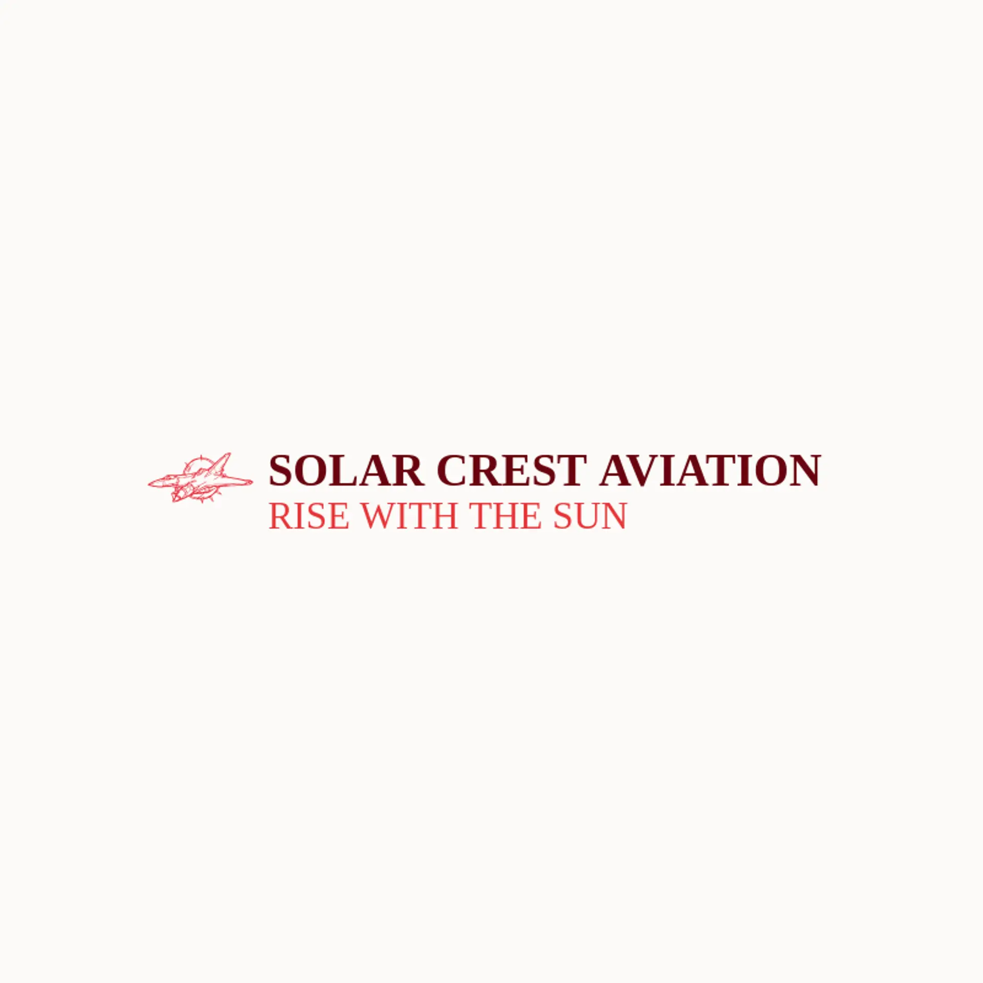 Solar Crest Aviation logo for air force