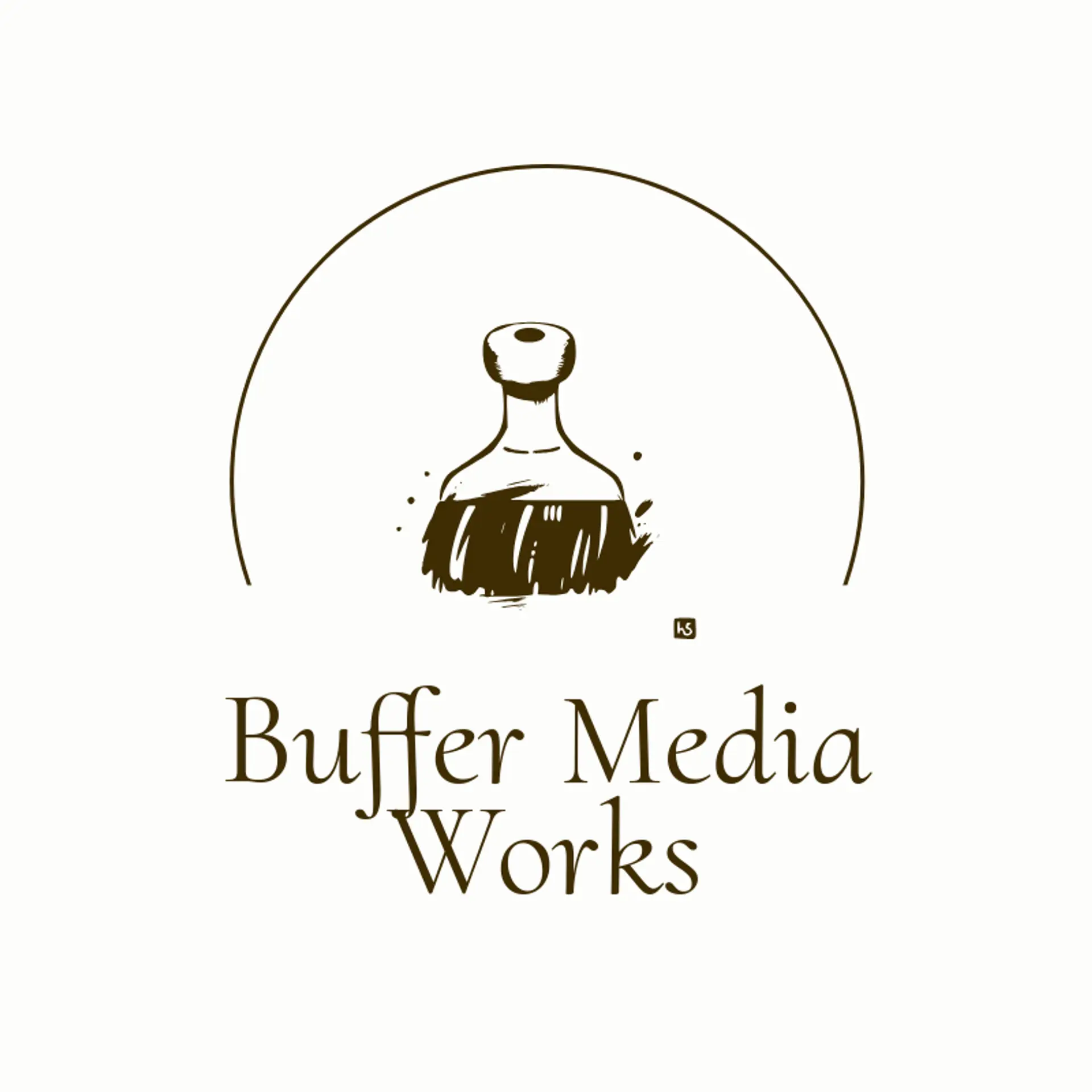 Buffer Media Works logo for buffer
