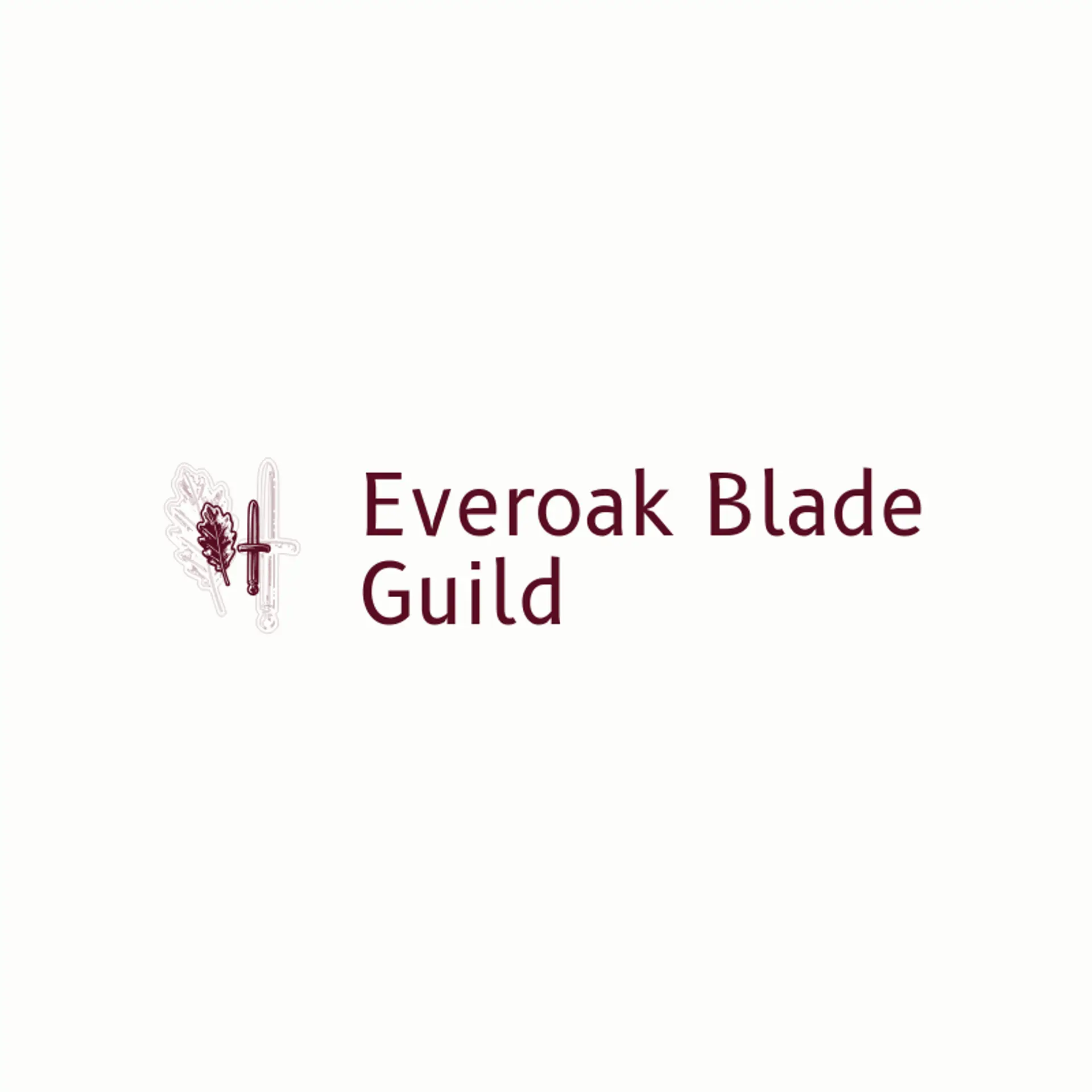 Everoak Blade Guild logo for sword