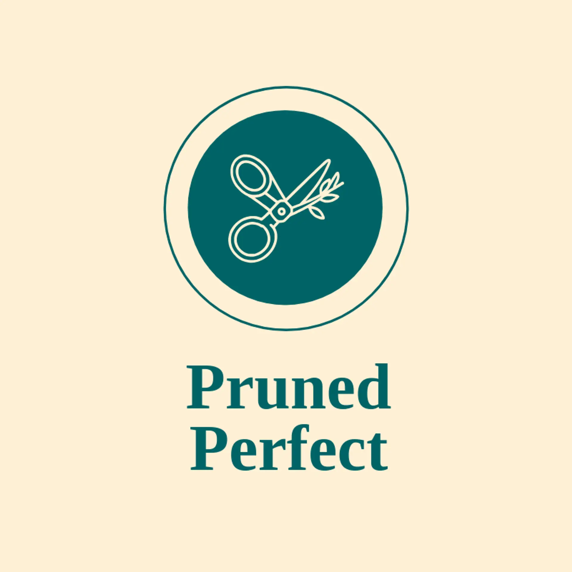 Pruned Perfect logo for landscape