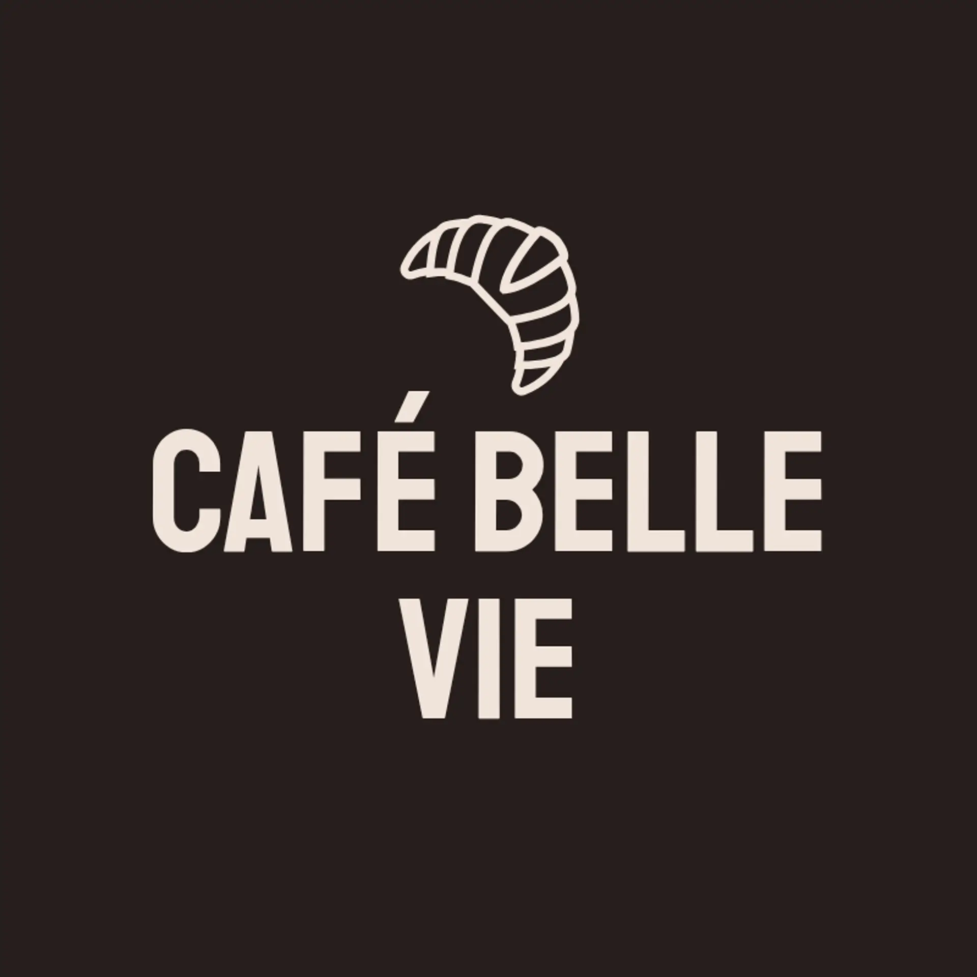 Café Belle Vie logo for french cafe
