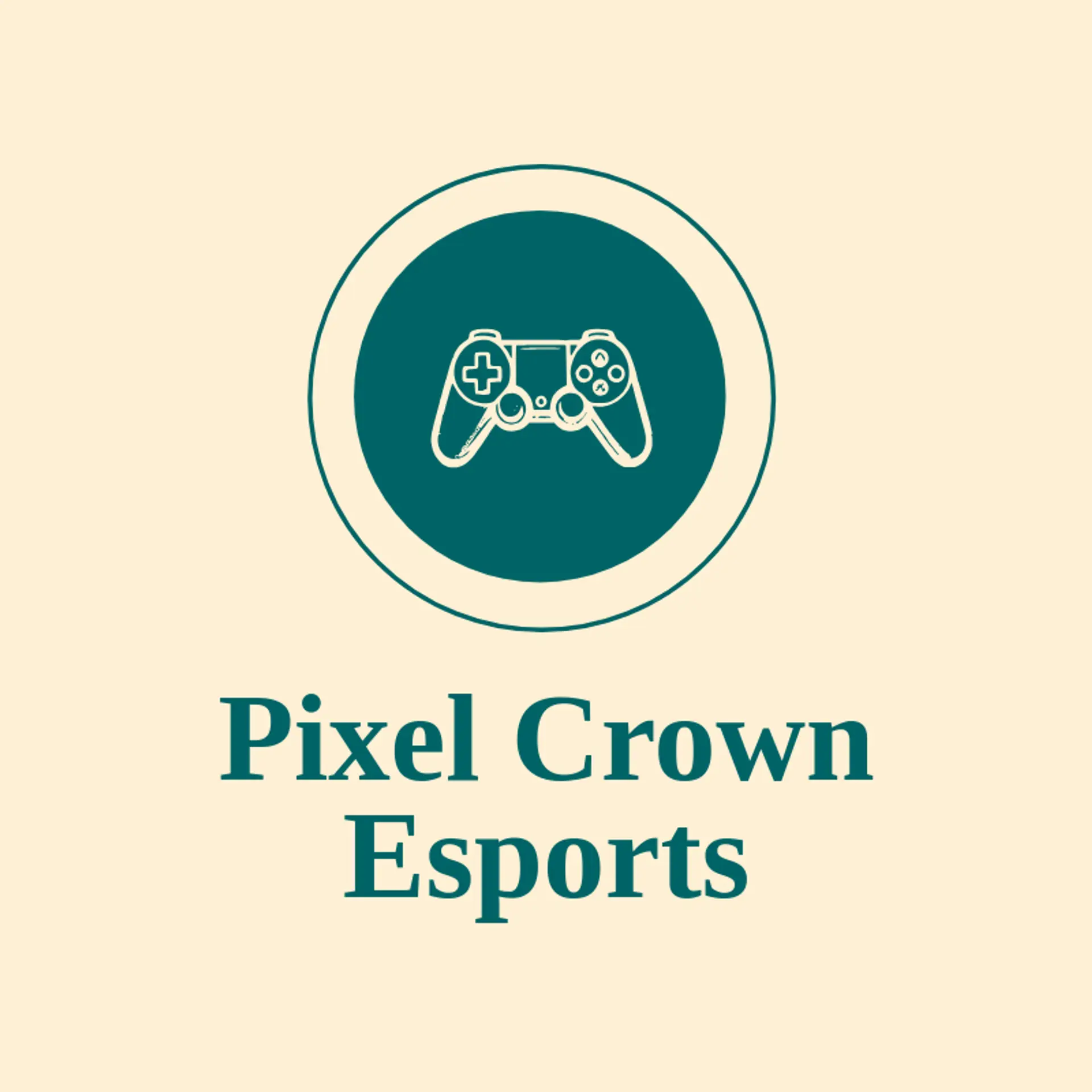 Pixel Crown Esports logo for playstation