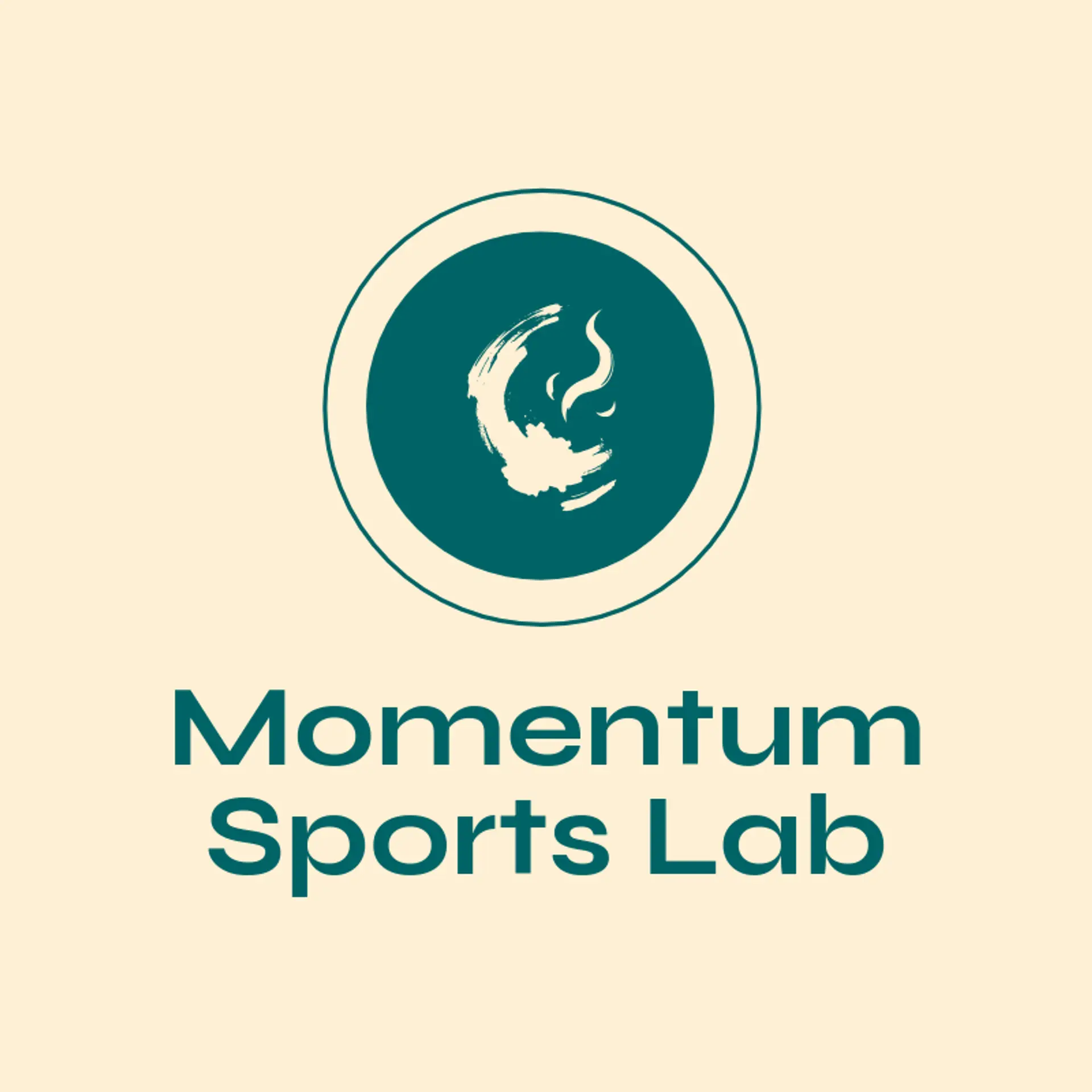 Momentum Sports Lab logo for swoosh