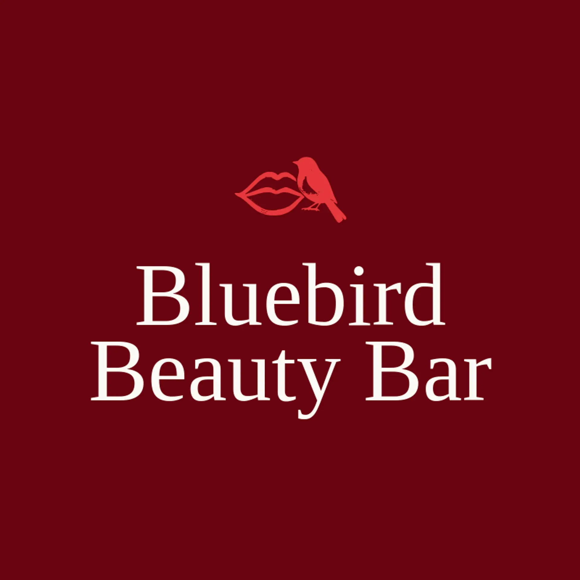 Bluebird Beauty Bar logo for lips
