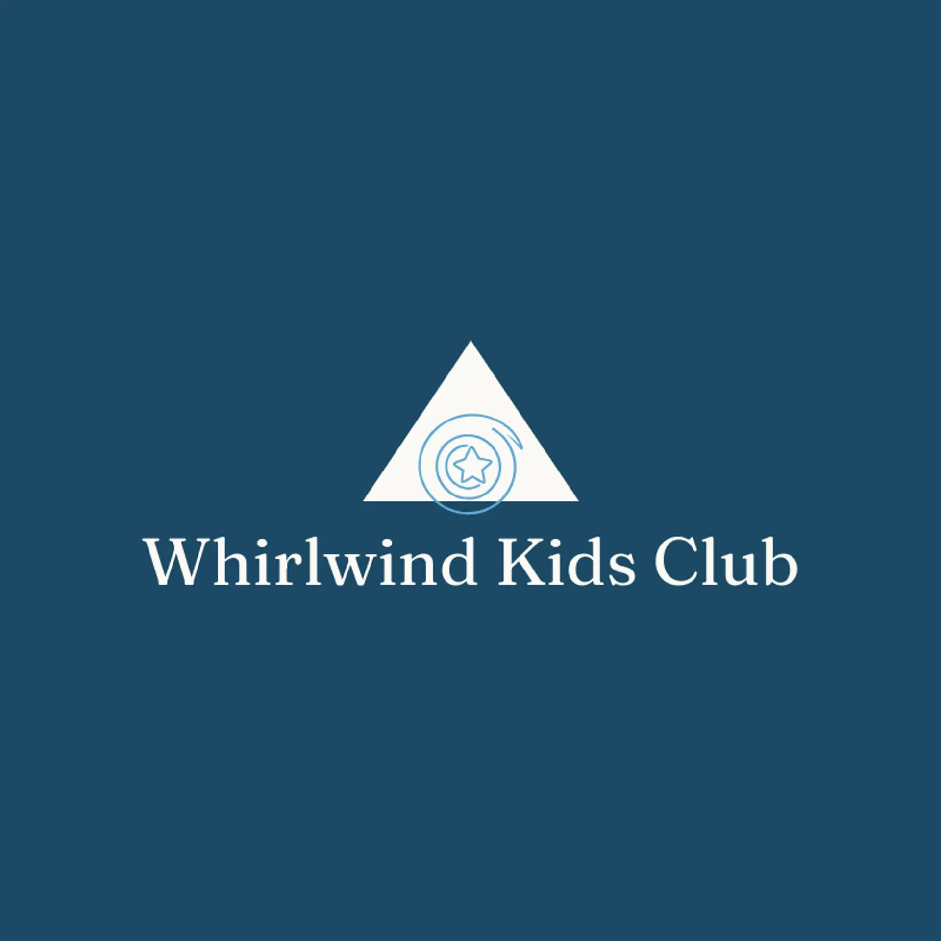 Whirlwind Kids Club logo for cyclone