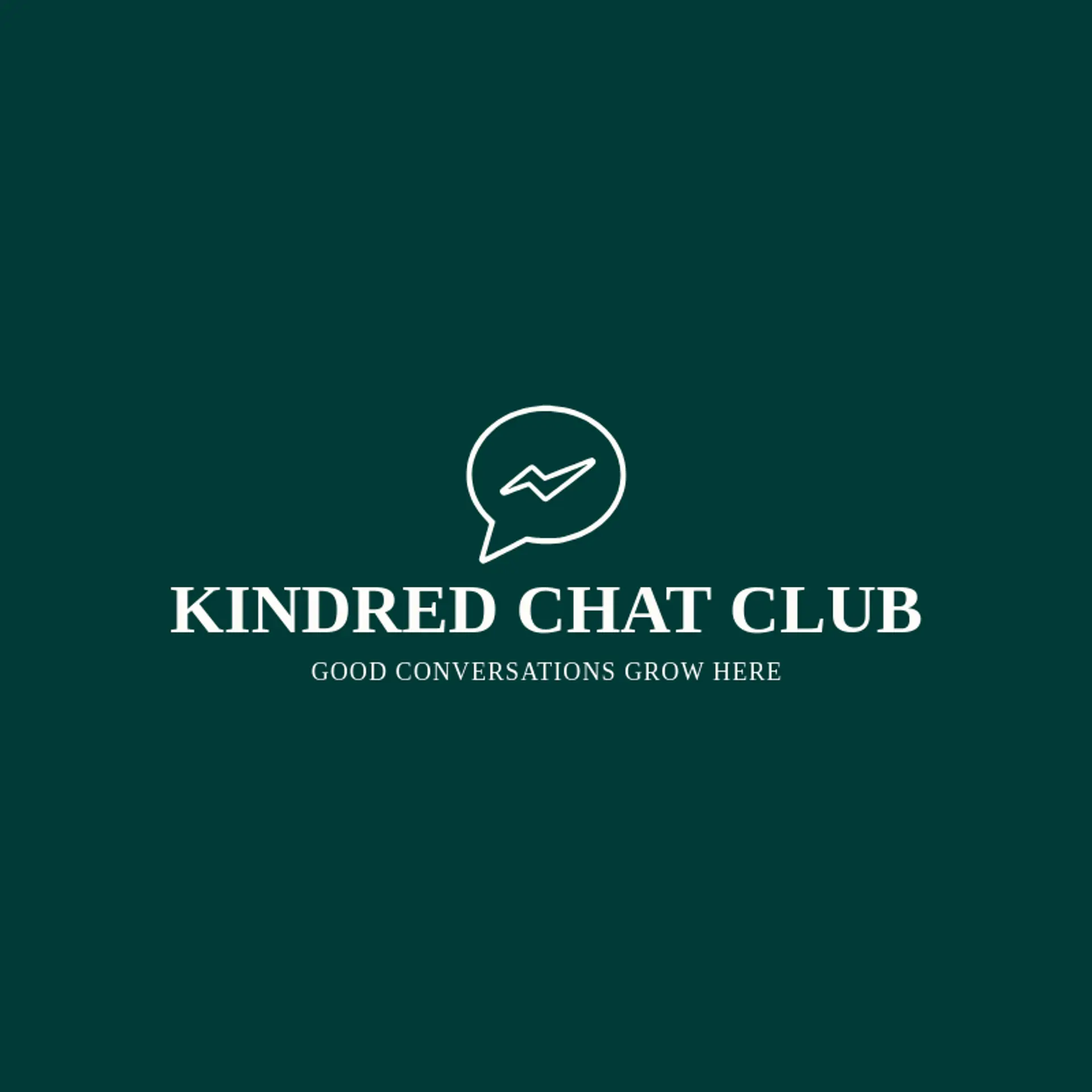 Kindred Chat Club logo for messenger