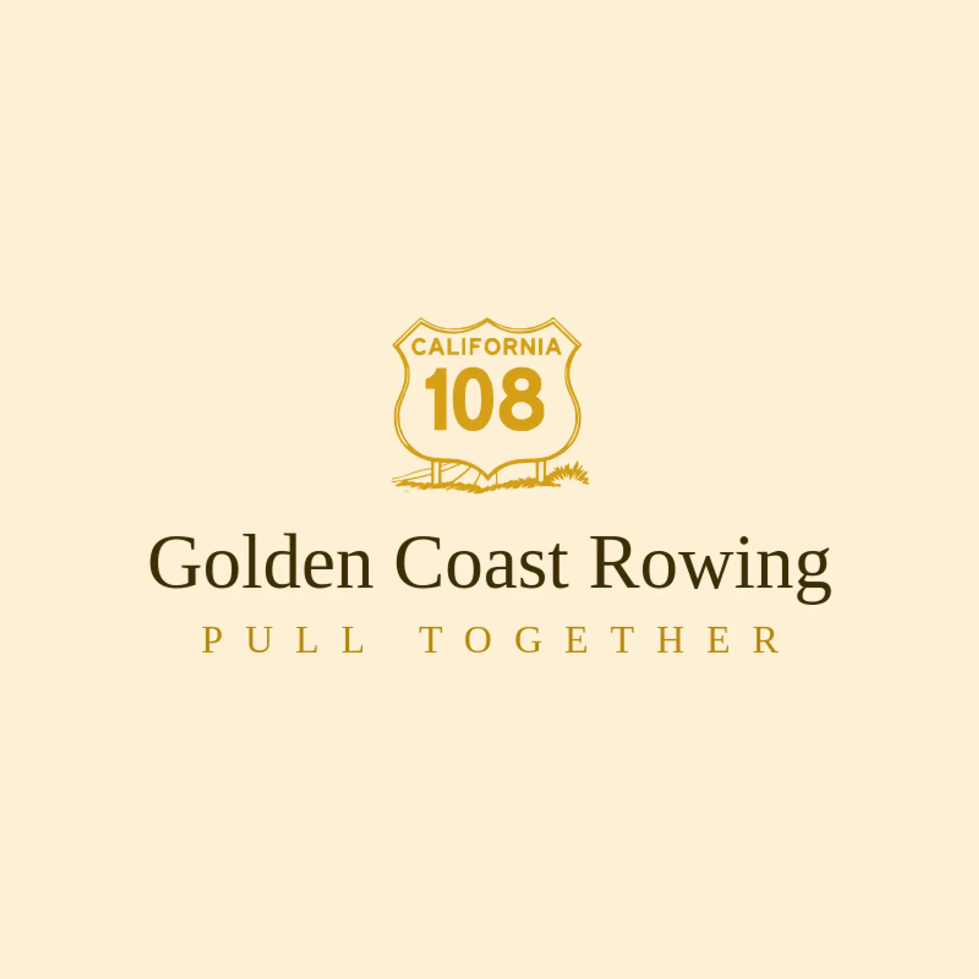 Golden Coast Rowing logo for california