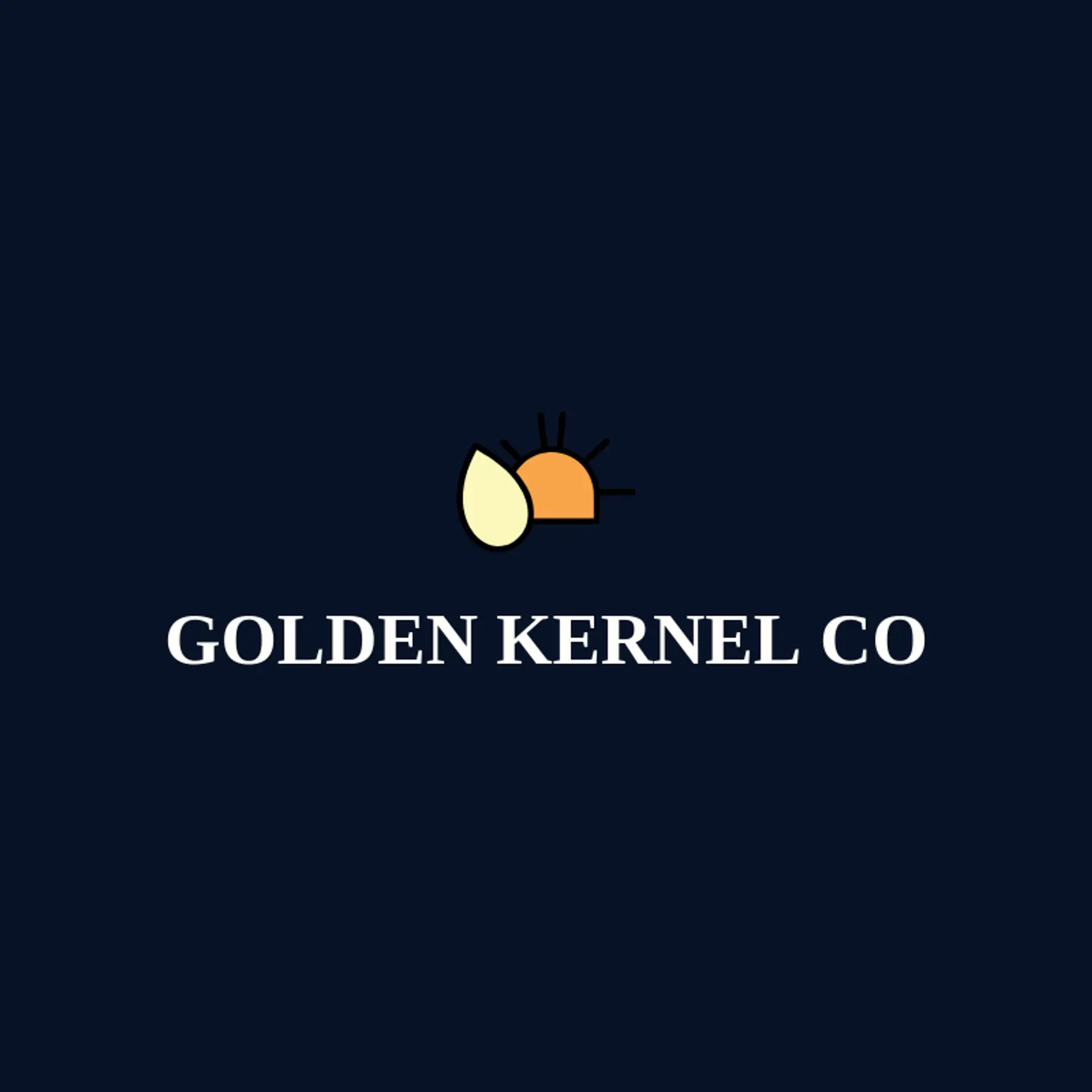 Golden Kernel Co logo for seed