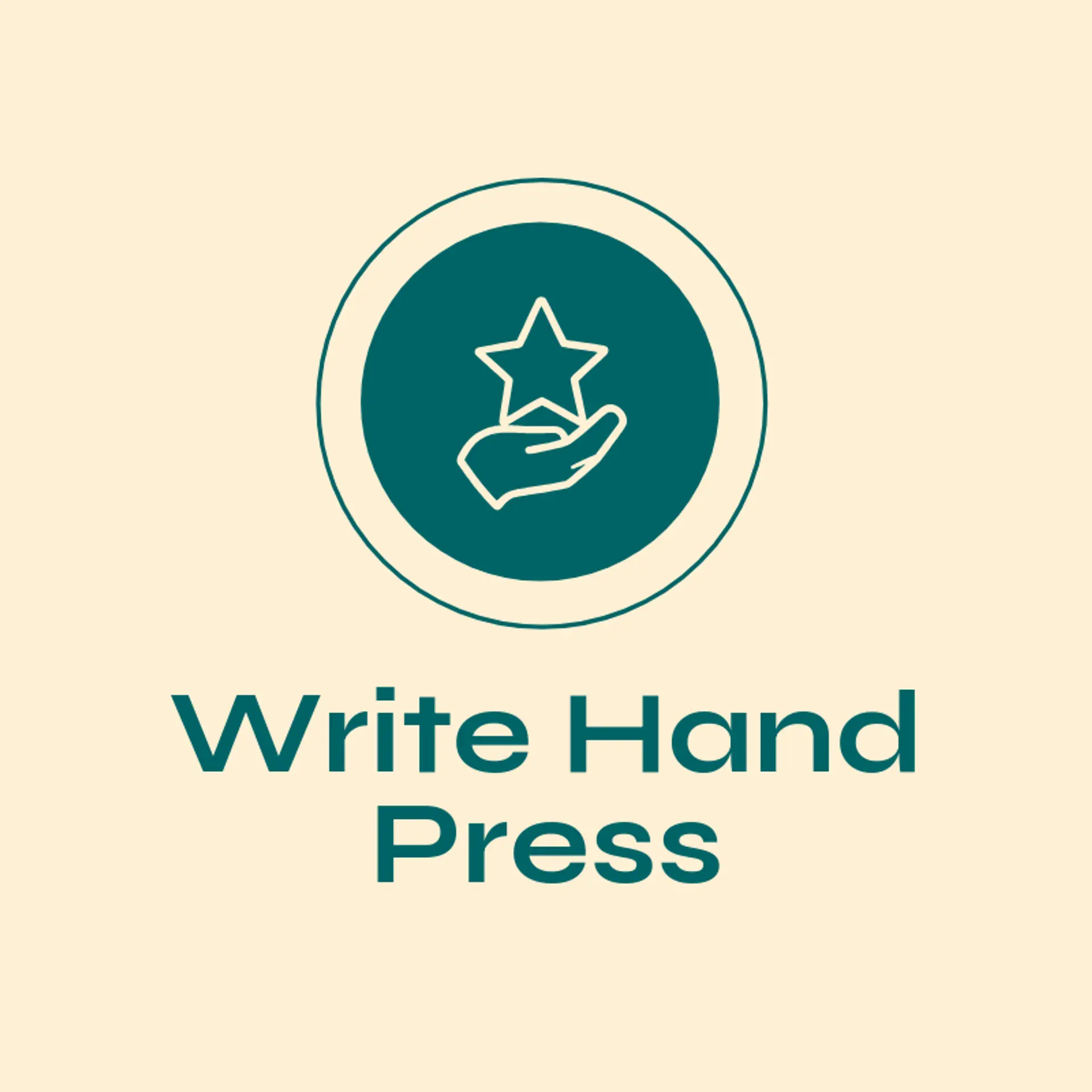 Write Hand Press logo for hand