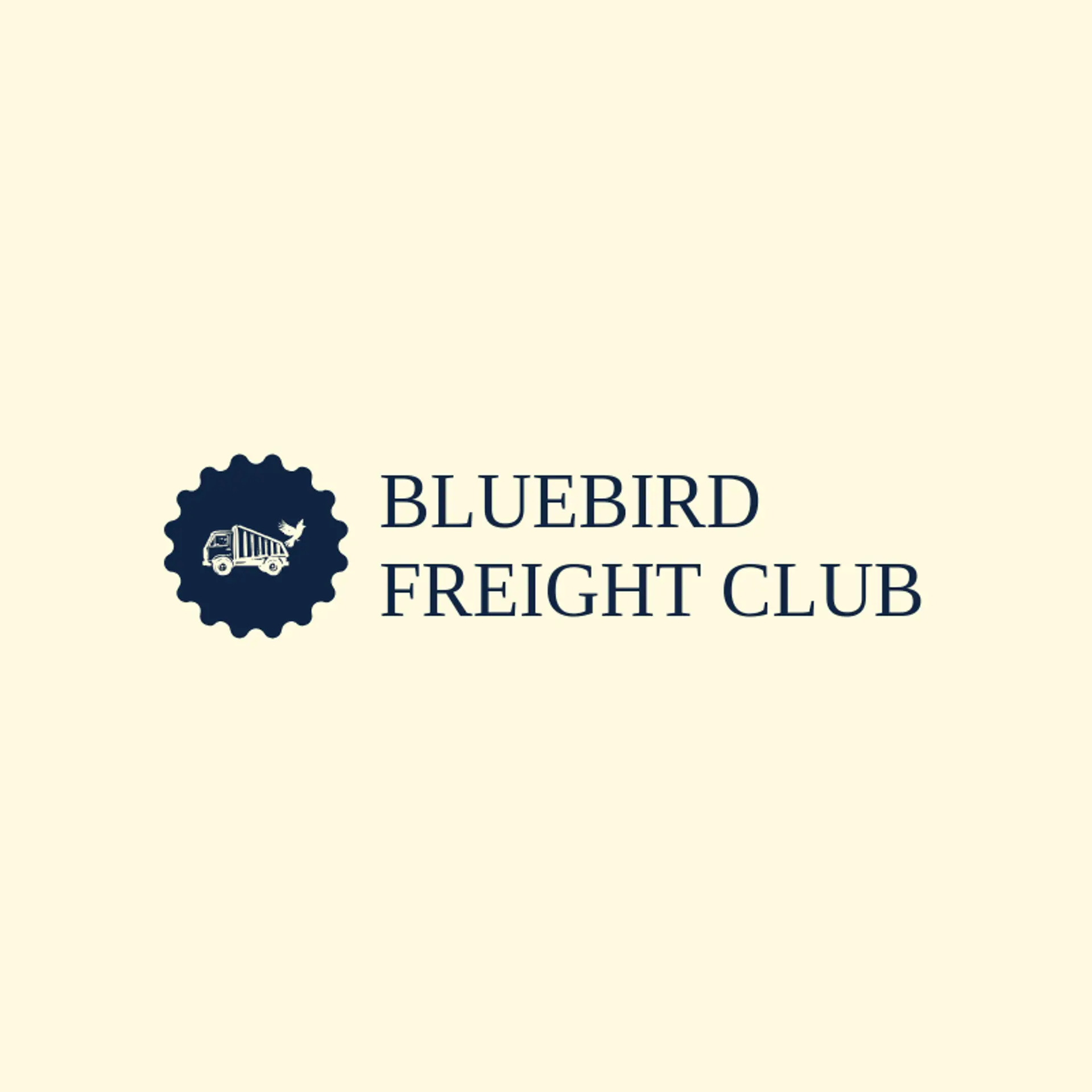 Bluebird Freight Club logo for cargo