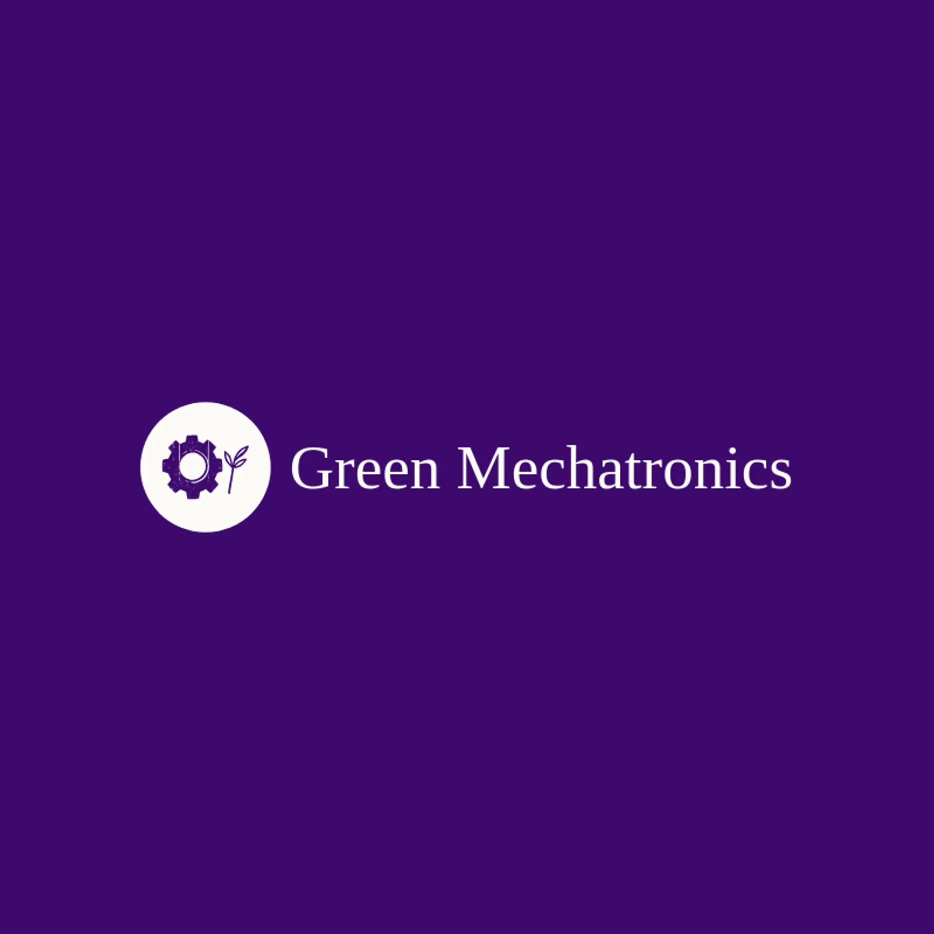 Green Mechatronics logo for robotics