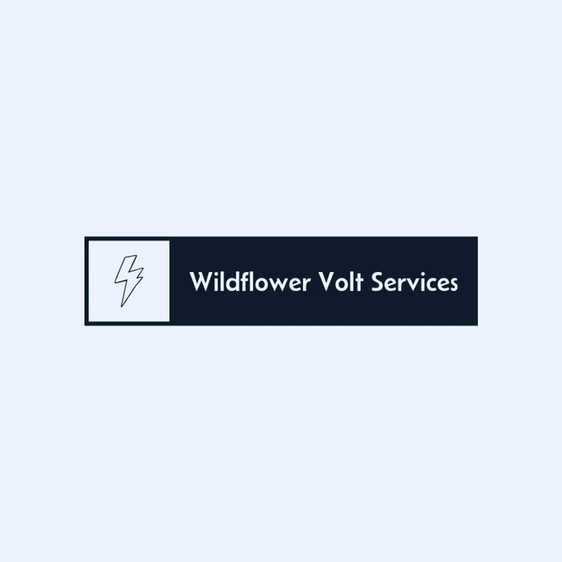 Wildflower Volt Services logo for thunderbolt
