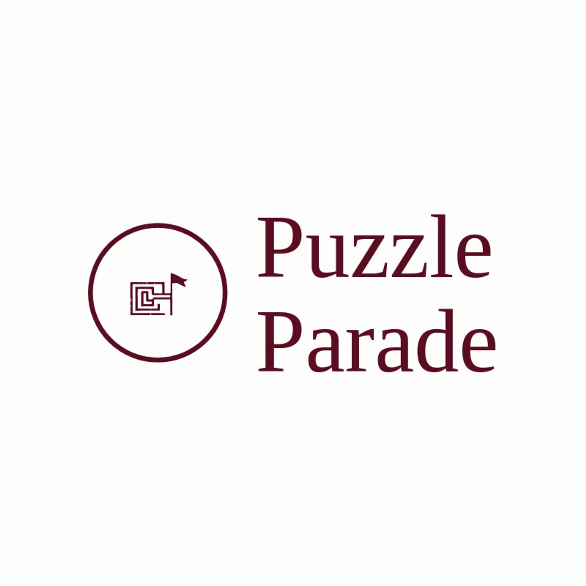 Puzzle Parade logo for maze