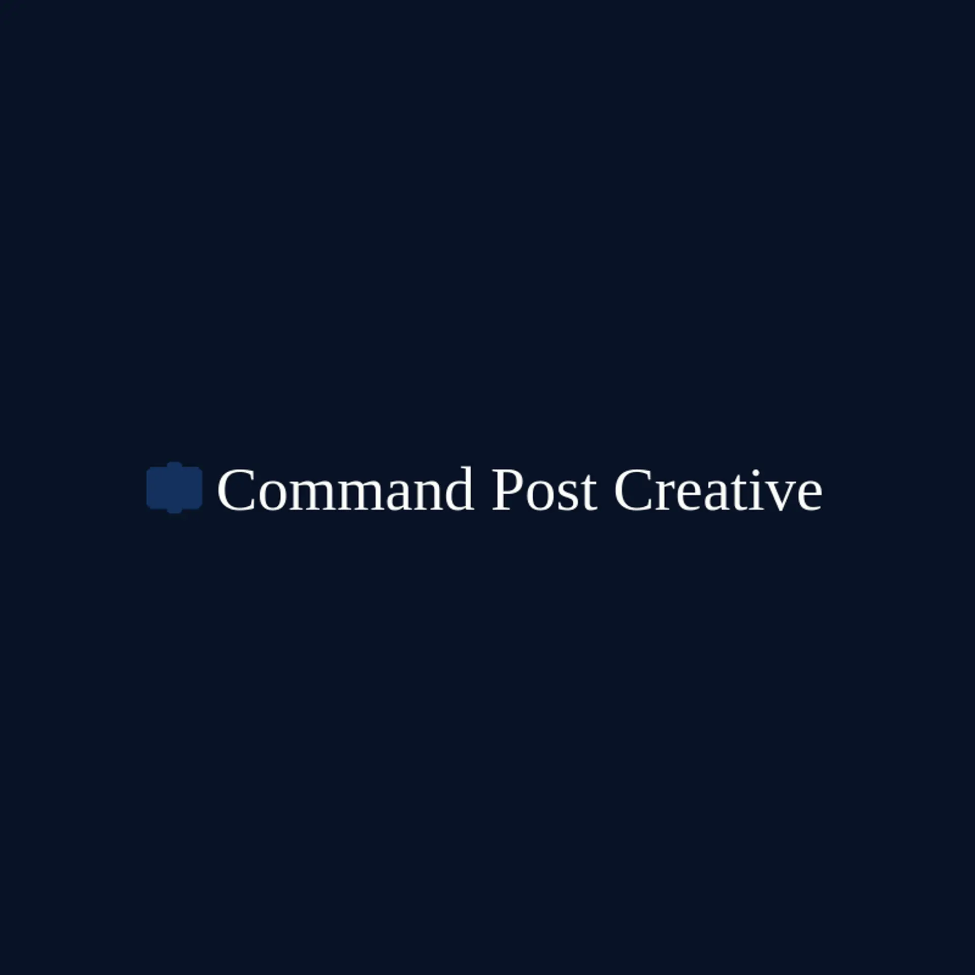 Command Post Creative logo for boss