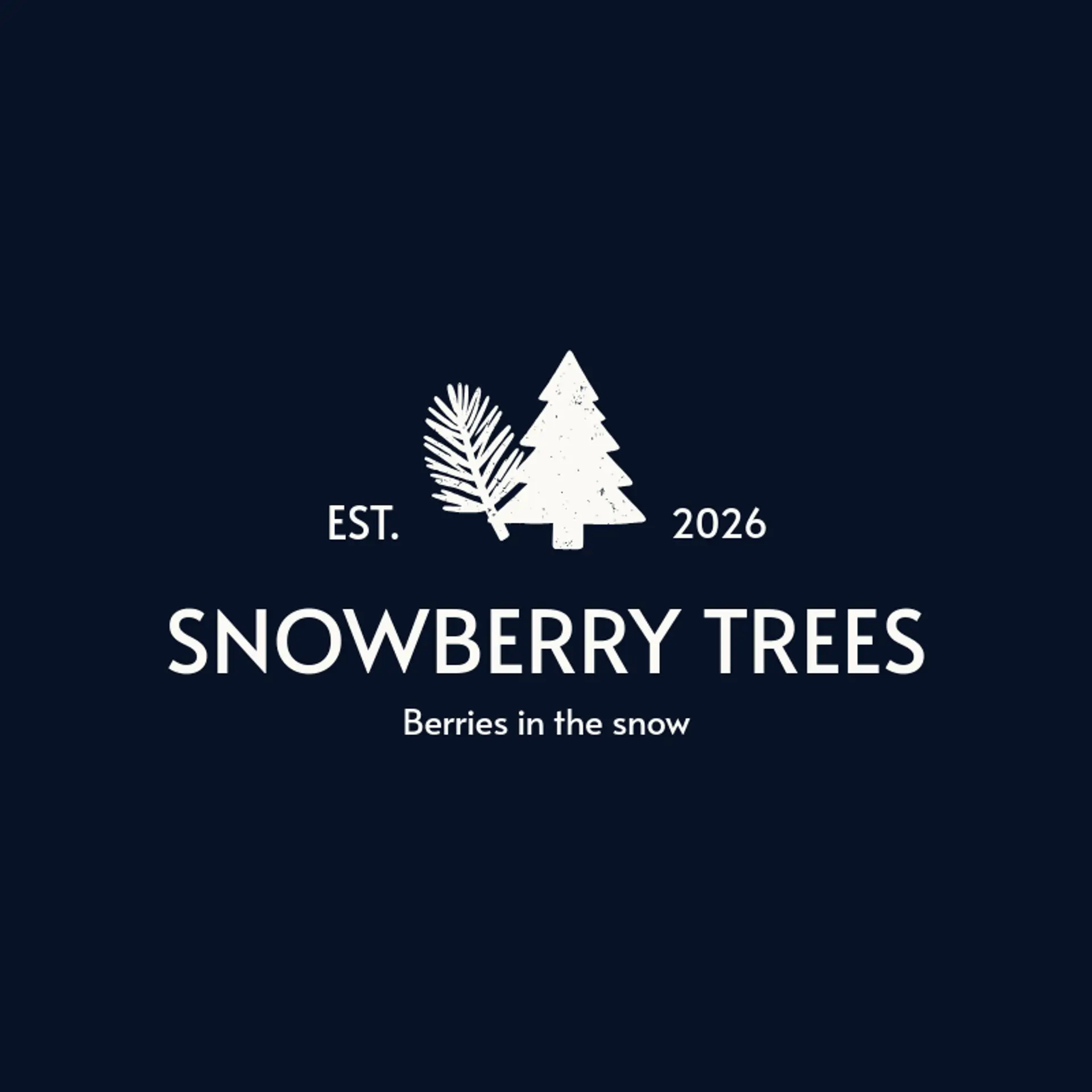 Snowberry Trees logo for christmas tree