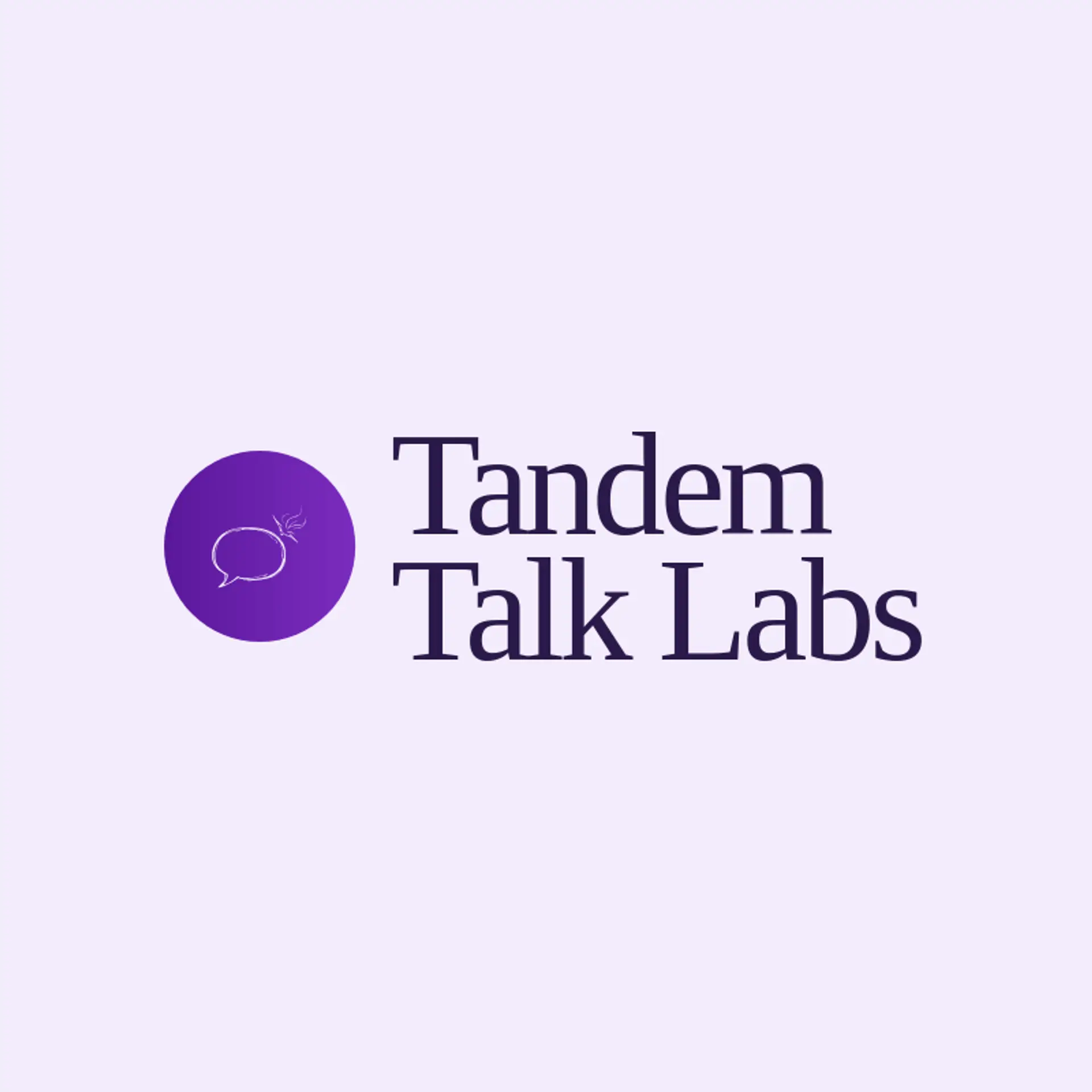 Tandem Talk Labs logo for chatbot