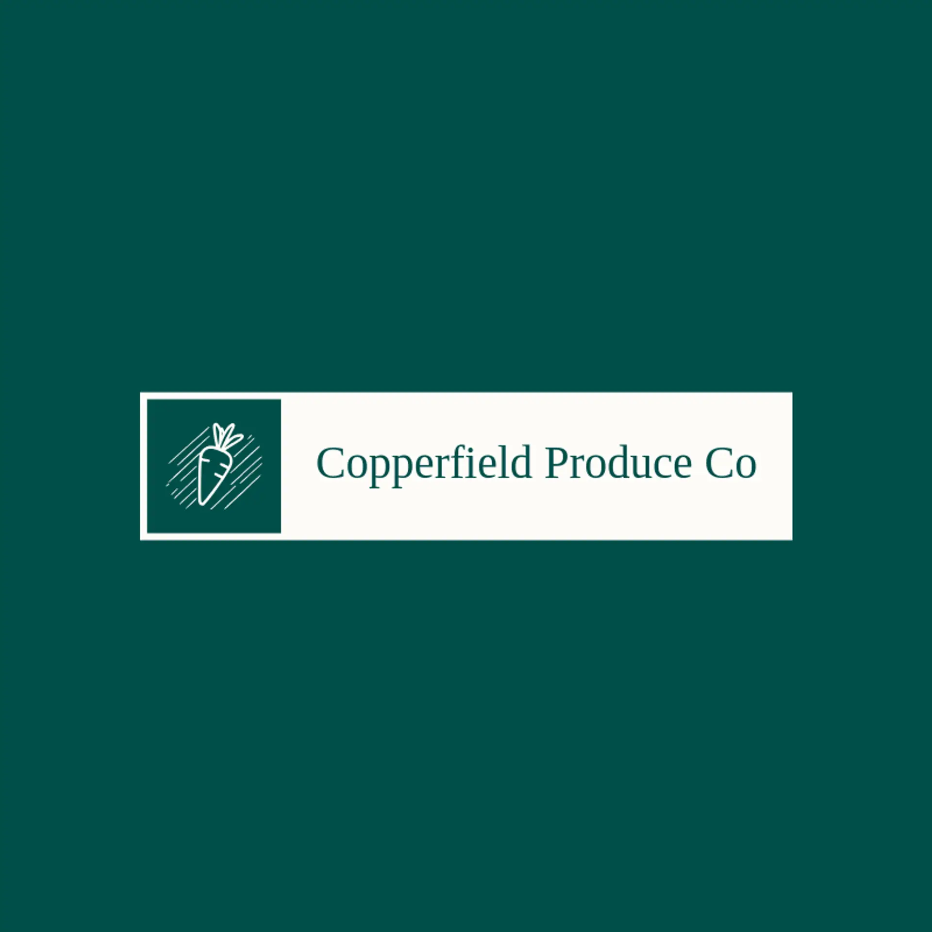 Copperfield Produce Co logo for carrot