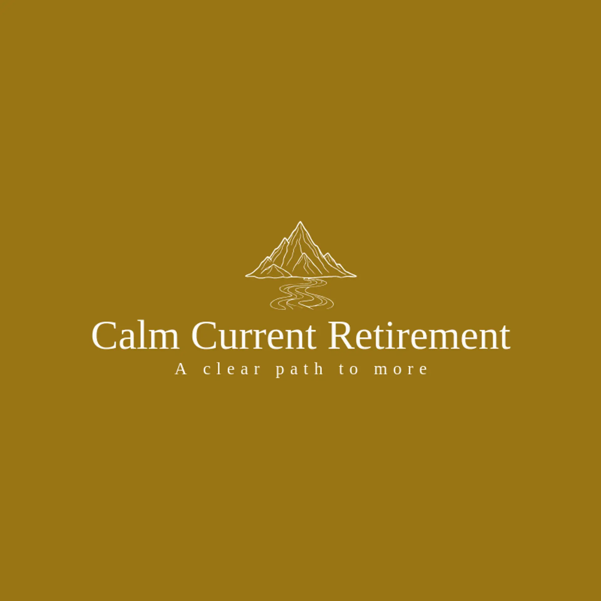 Calm Current Retirement logo for retirement