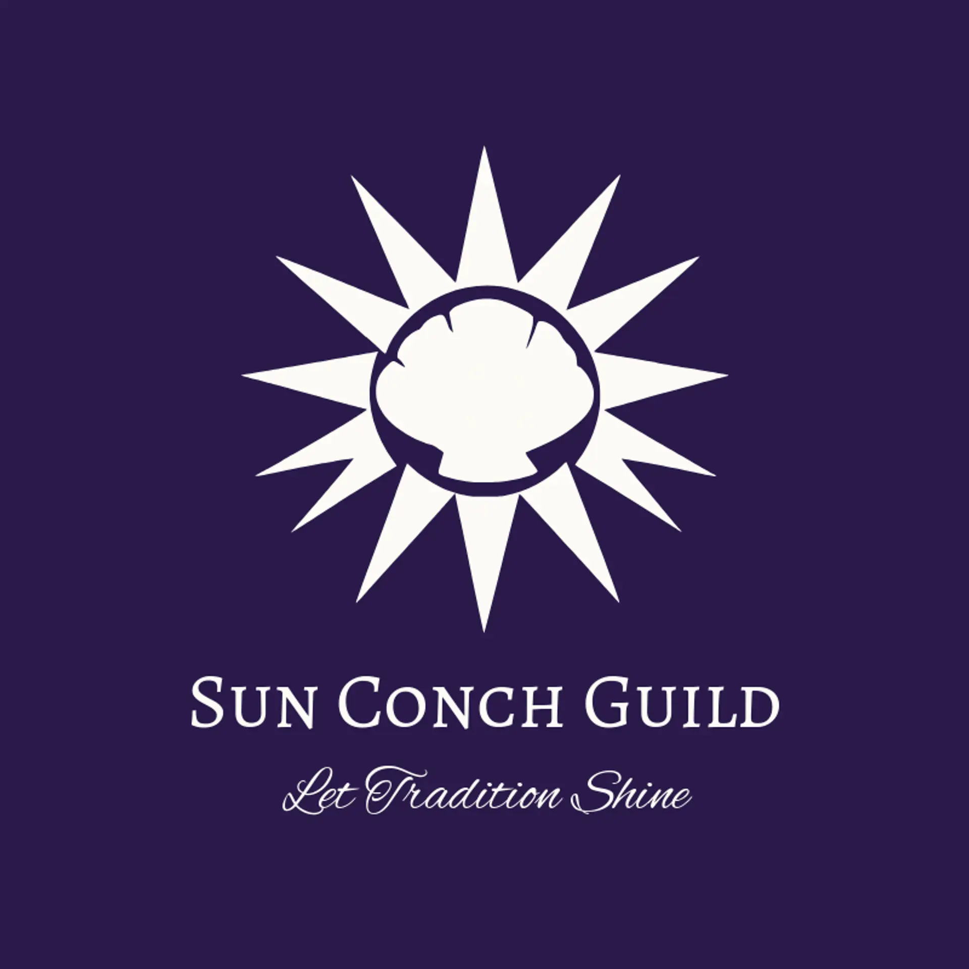 Sun Conch Guild logo for hindu