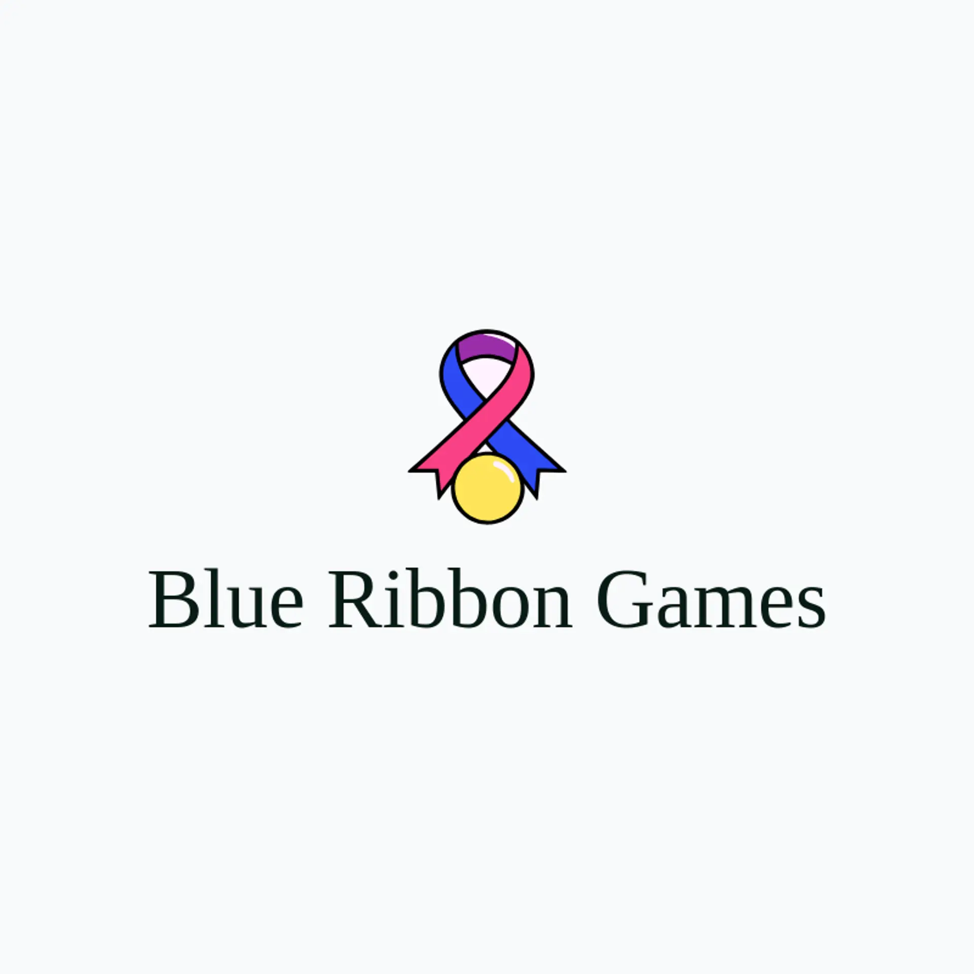 Blue Ribbon Games logo for olympics