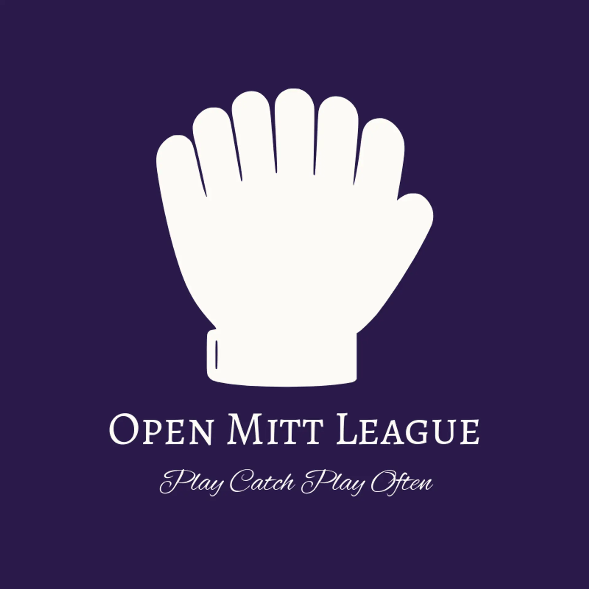 Open Mitt League logo for wiffleball