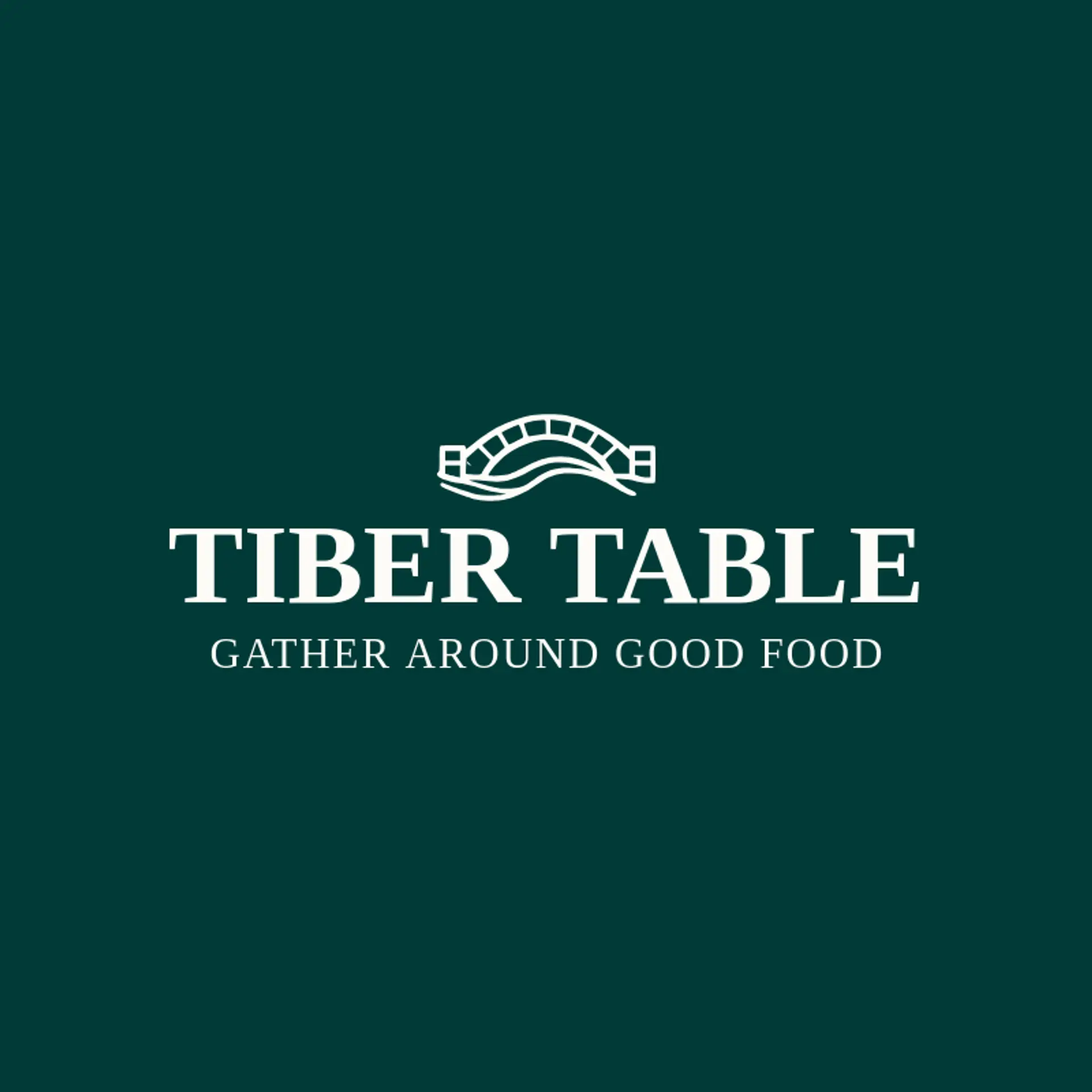 Tiber Table logo for rome