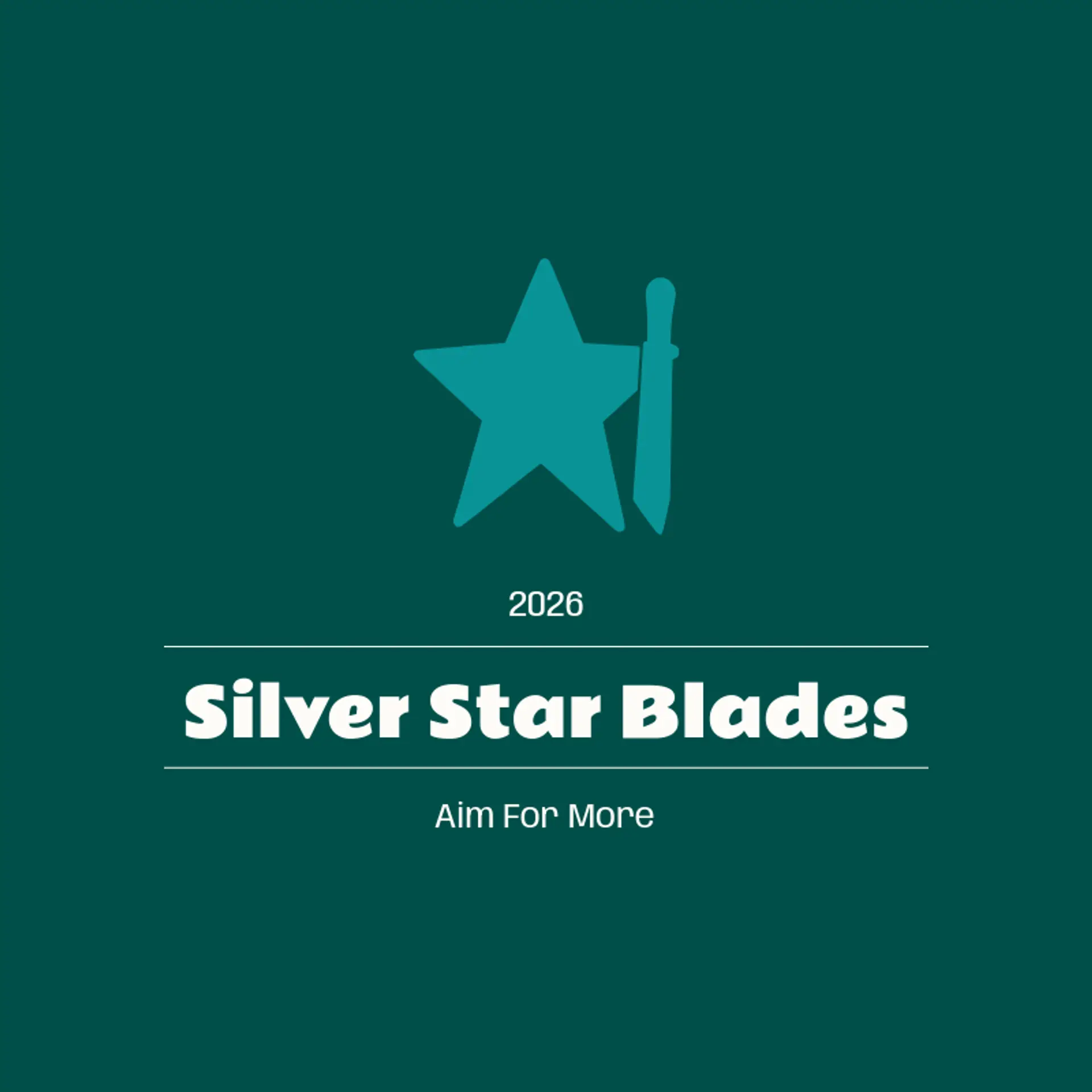 Silver Star Blades logo for sword