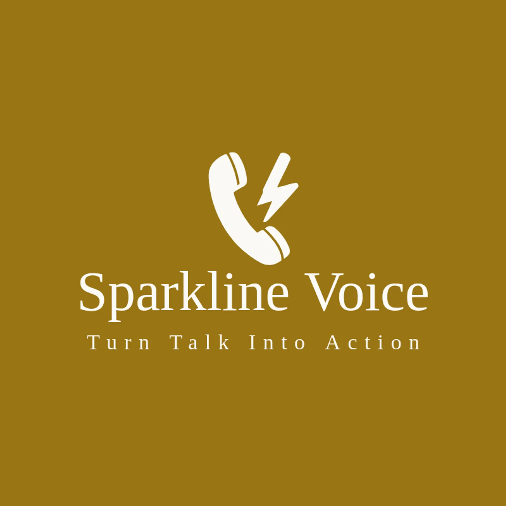 Sparkline Voice logo for telephone