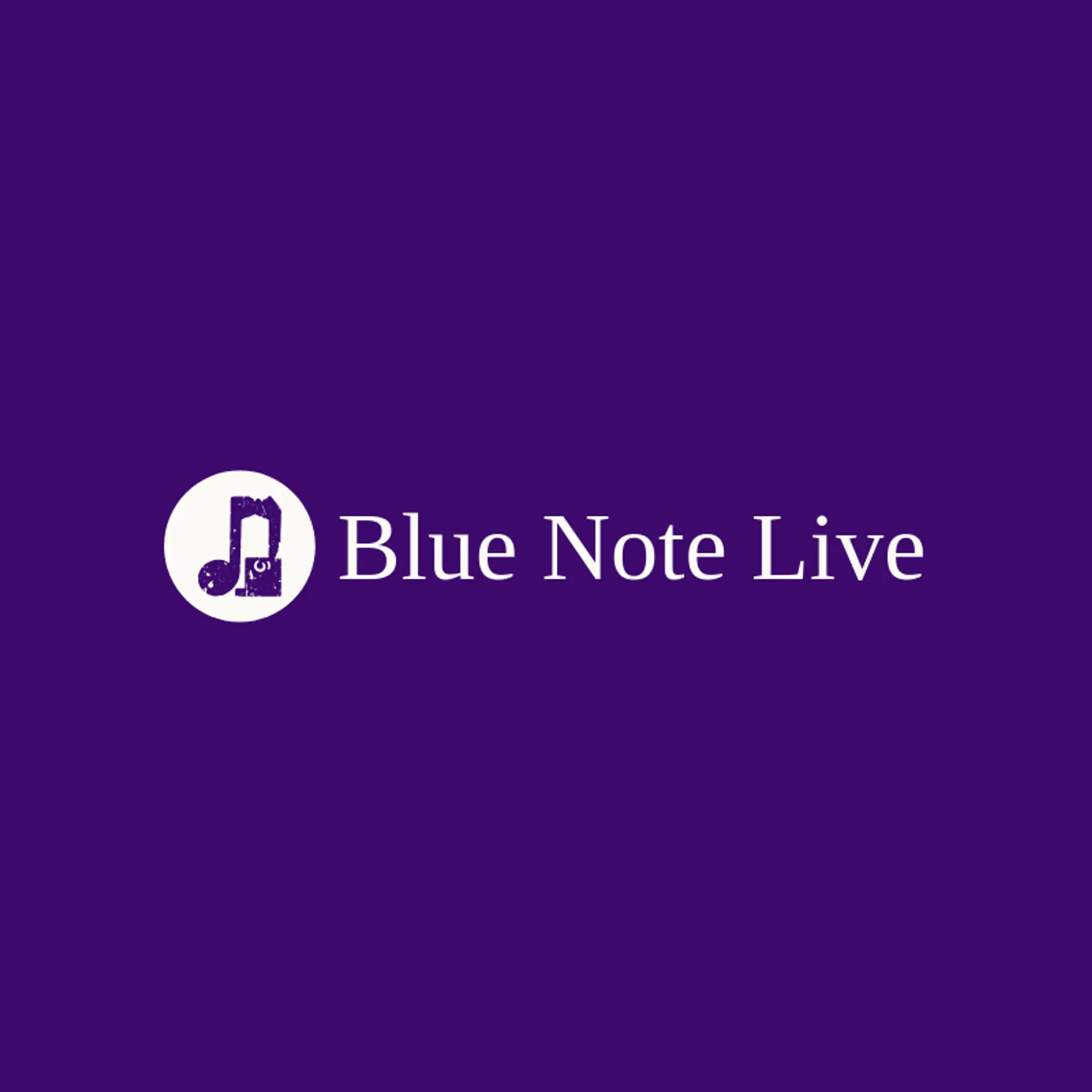 Blue Note Live logo for production