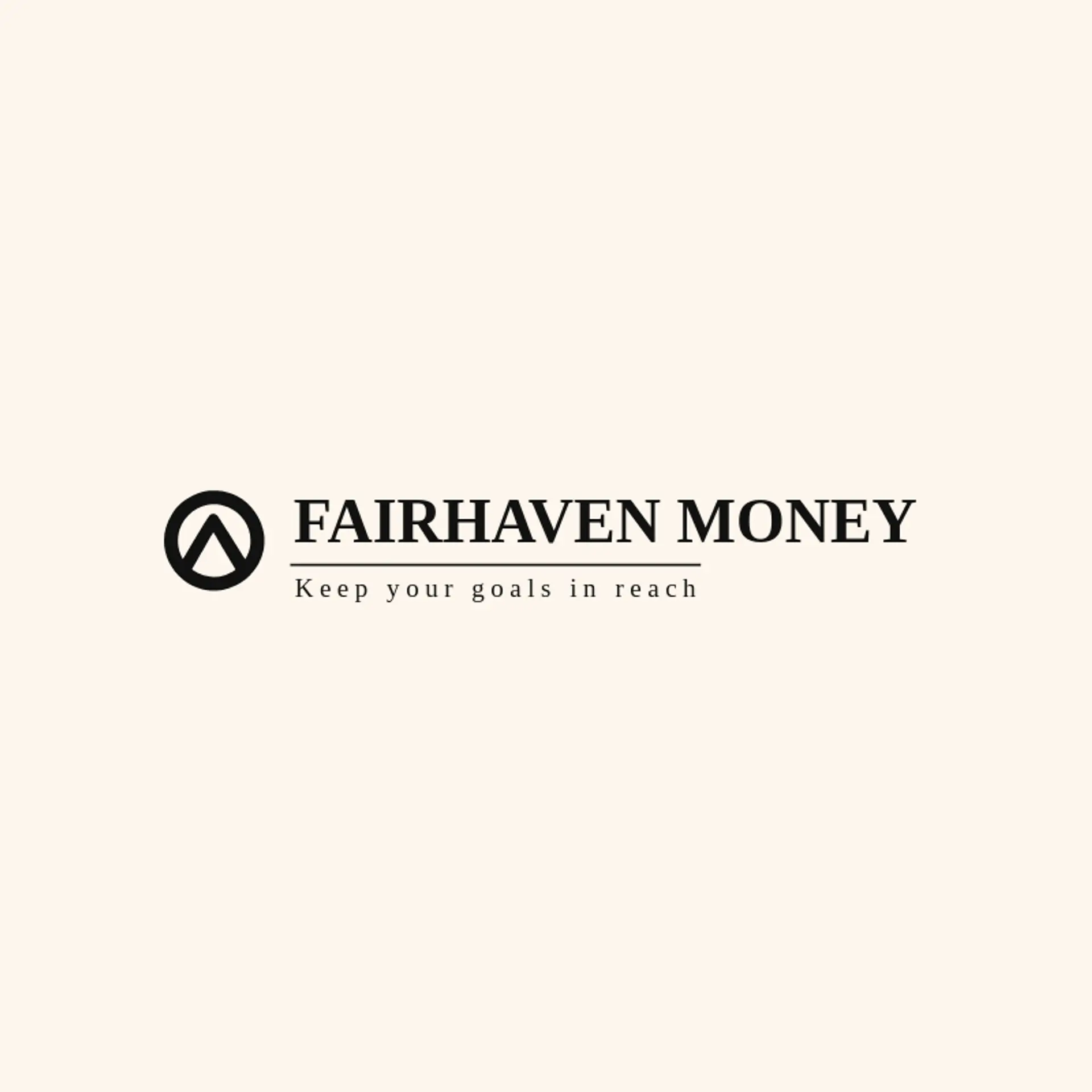 Fairhaven Money logo for fintech