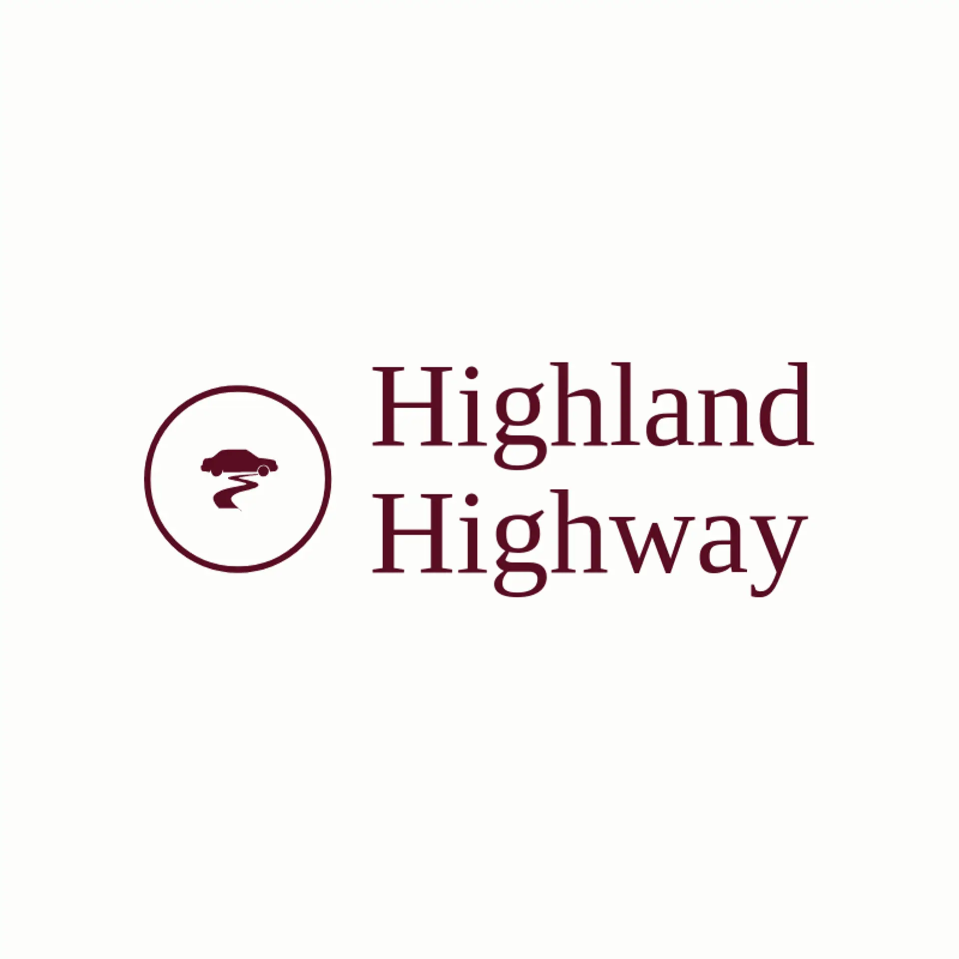 Highland Highway logo for road trip