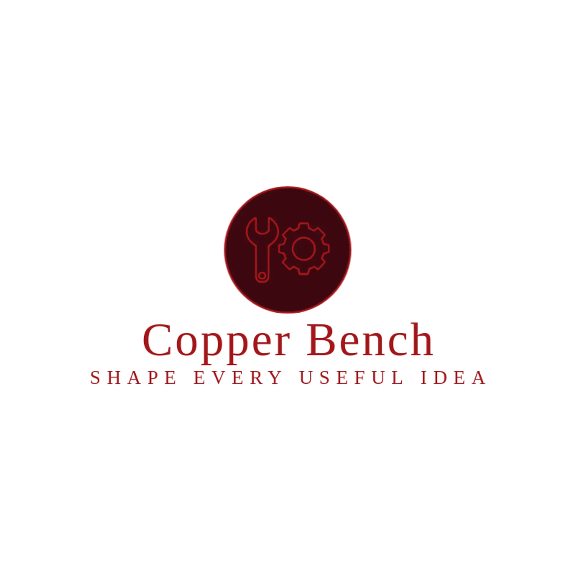 Copper Bench logo for workshop