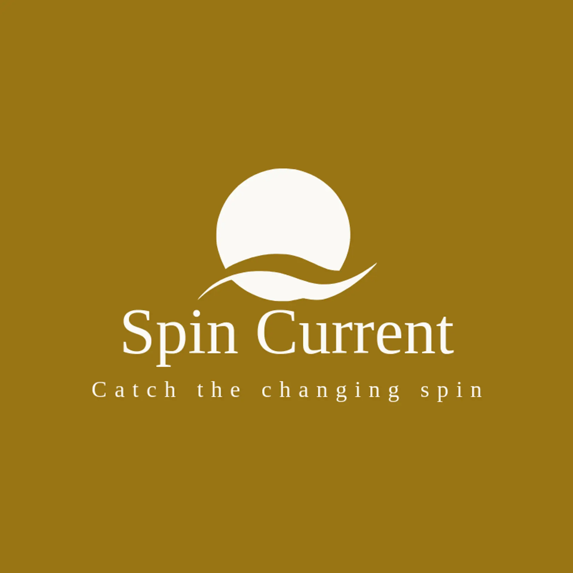 Spin Current logo for ping pong