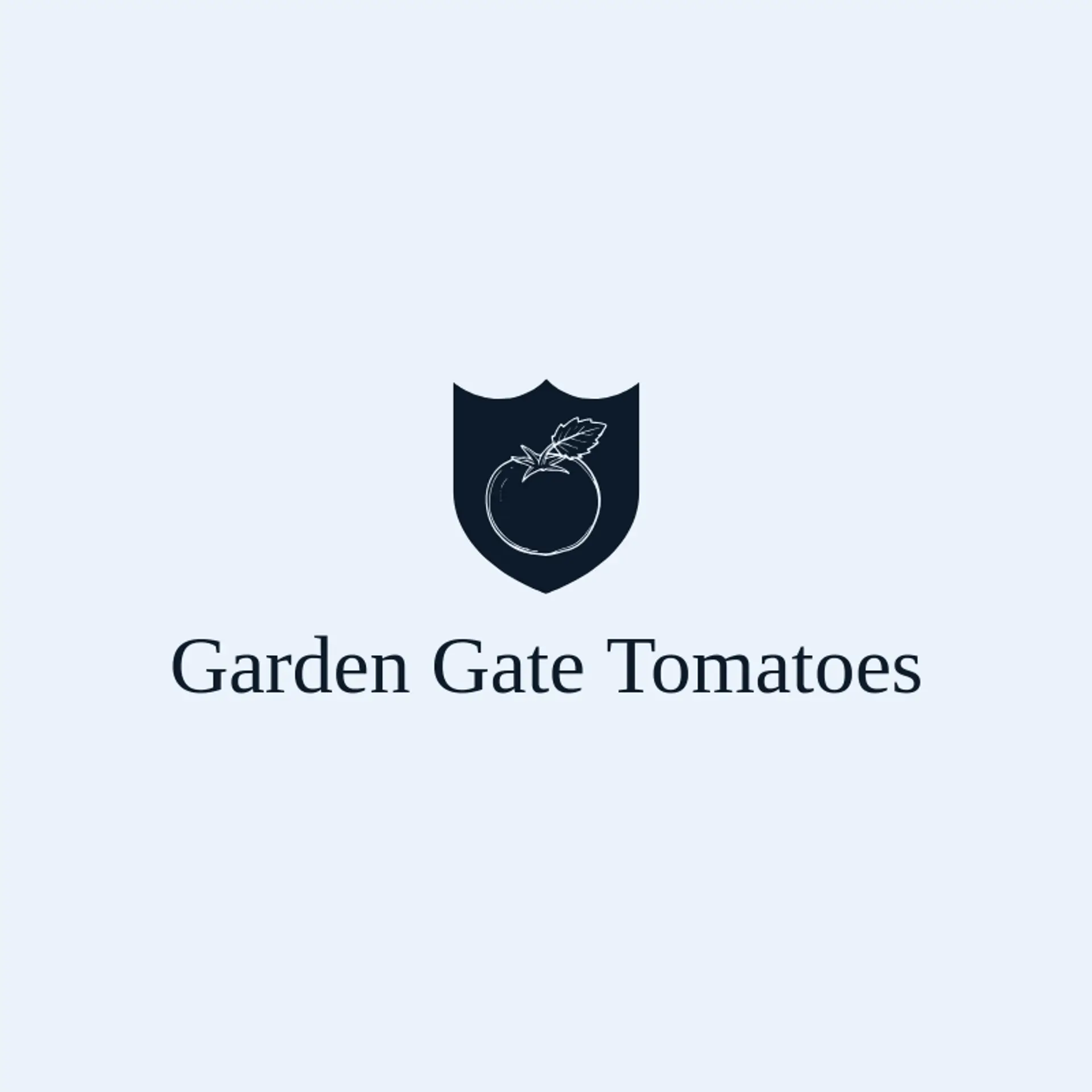 Garden Gate Tomatoes logo for tomato
