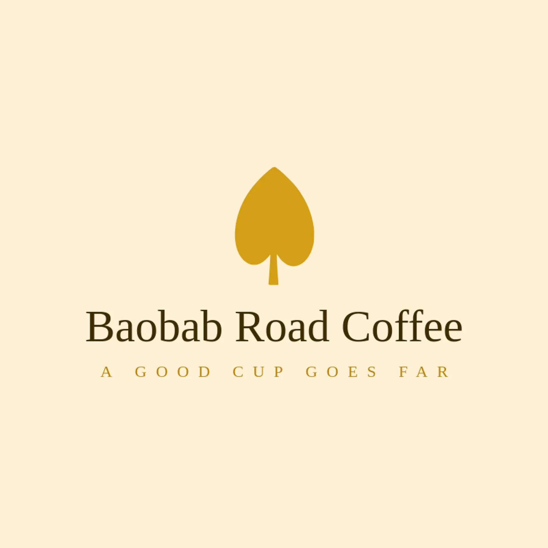 Baobab Road Coffee logo for african