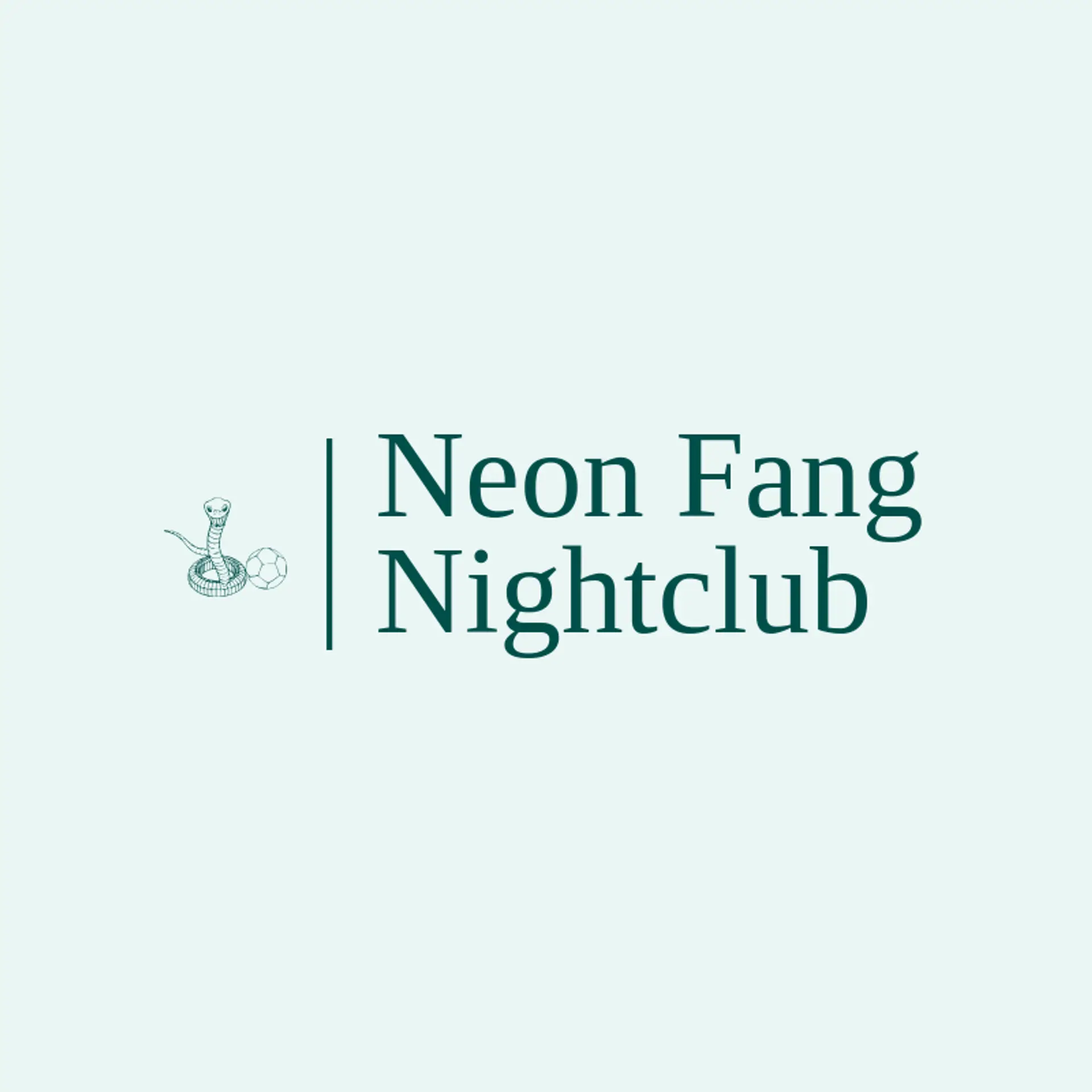Neon Fang Nightclub logo for cobra