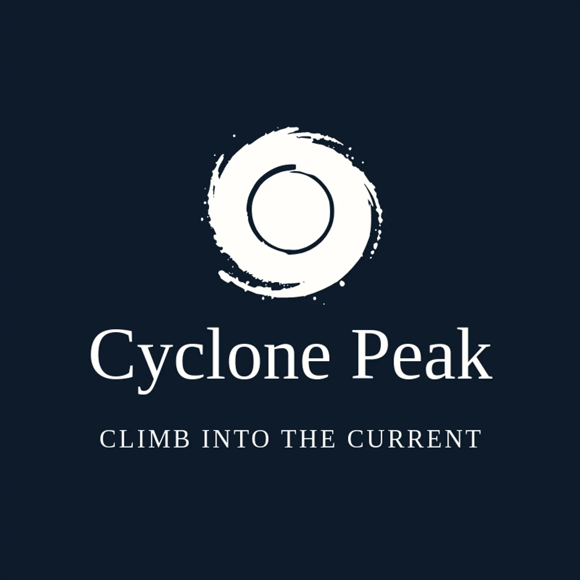 Cyclone Peak logo for vortex
