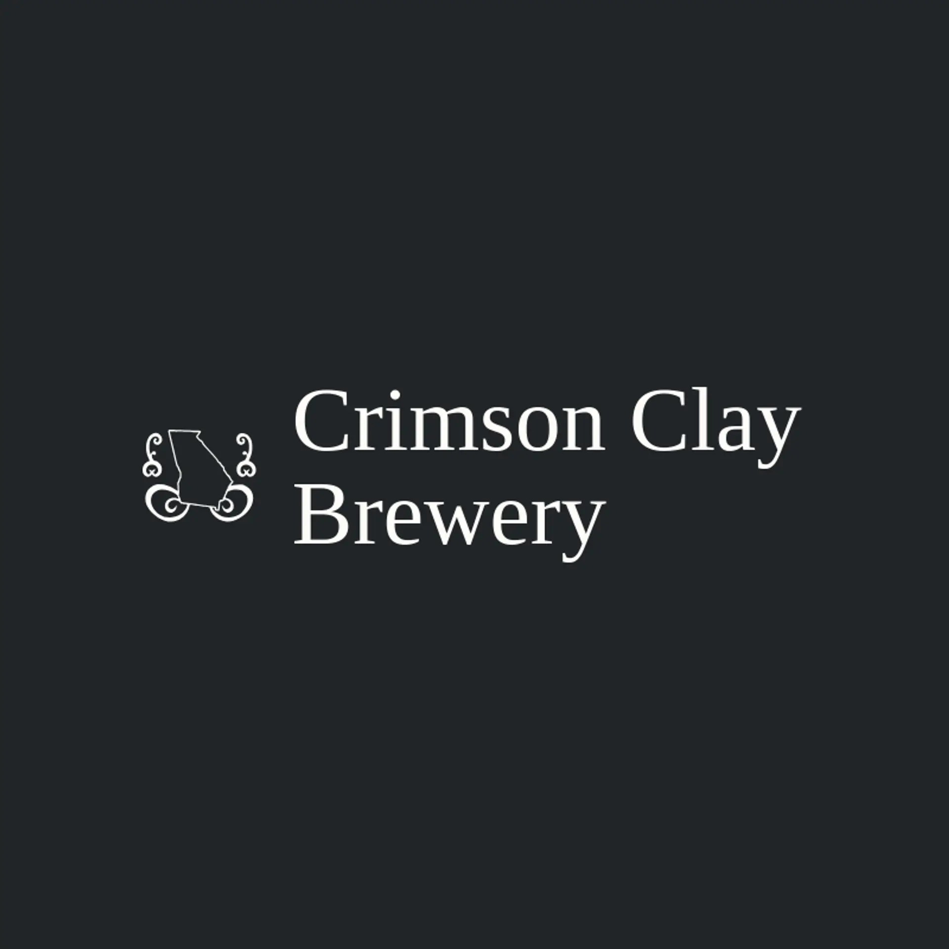 Crimson Clay Brewery logo for georgia