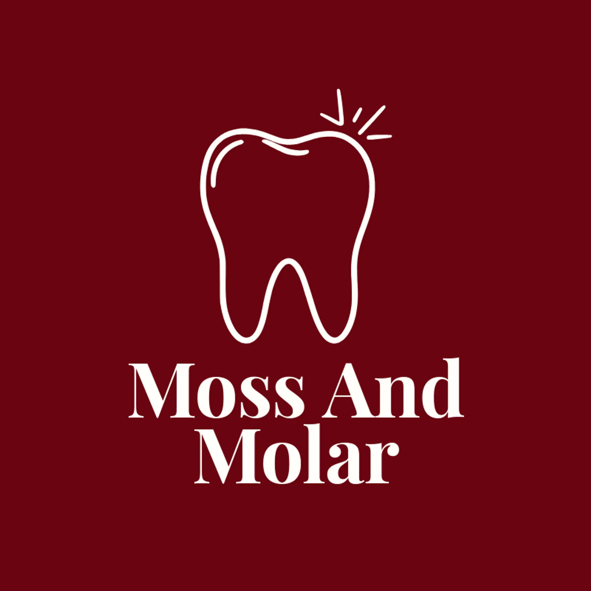 Moss and Molar logo for dental