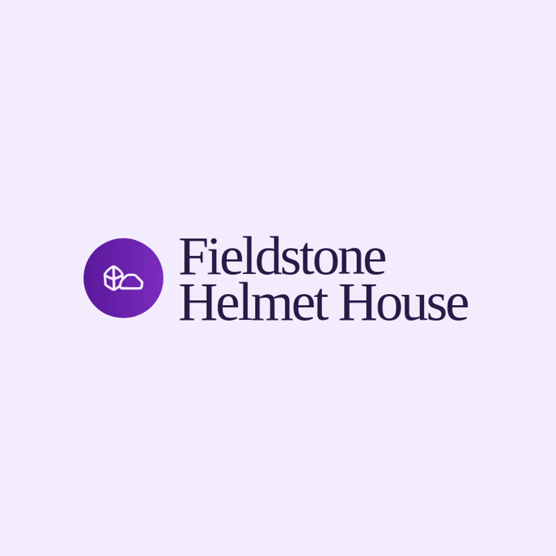 Fieldstone Helmet House logo for helmet